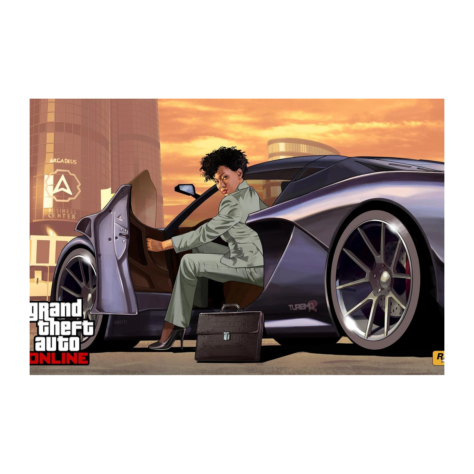 Boss Babe Supercar Style Wall Art