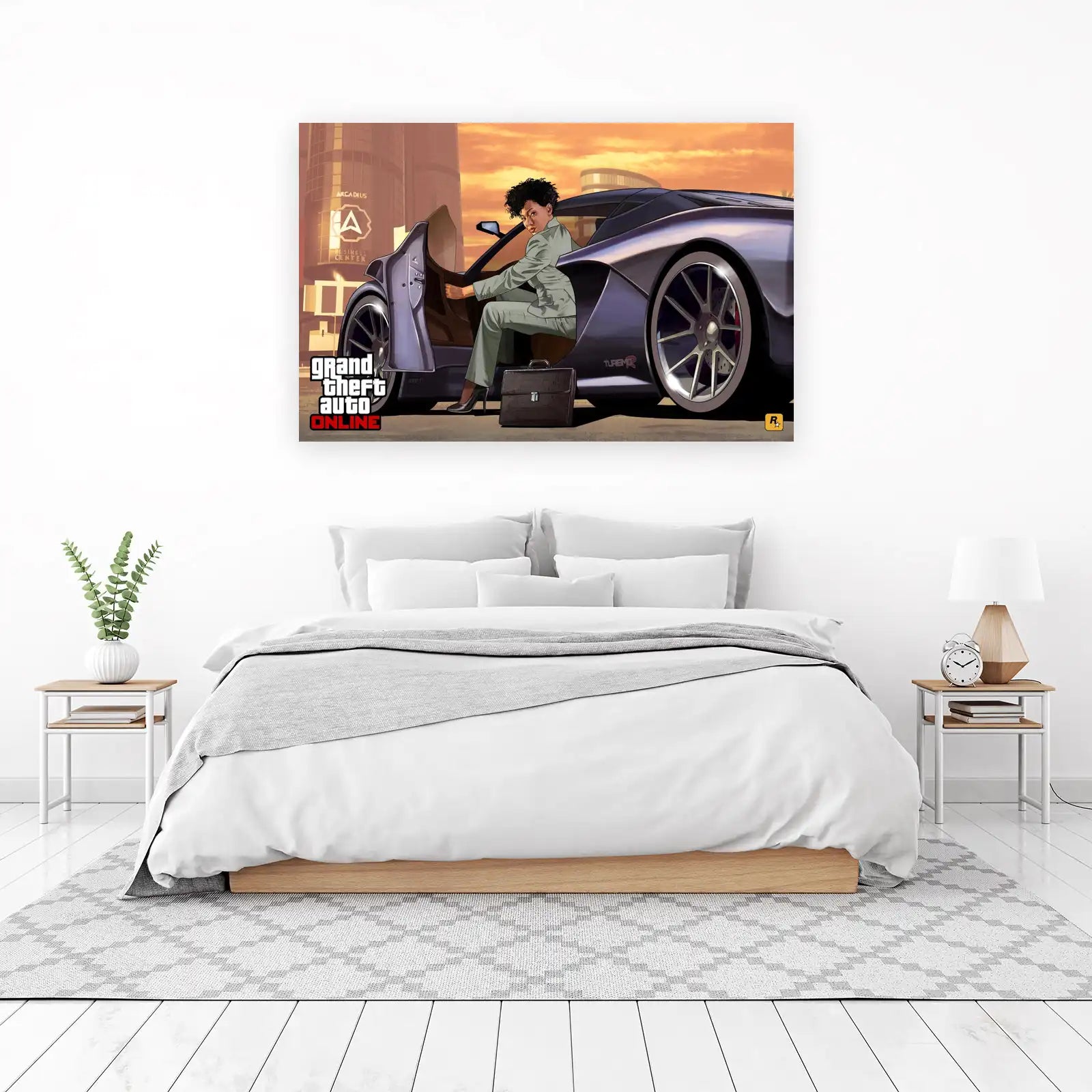 Boss Babe Supercar Style Wall Art