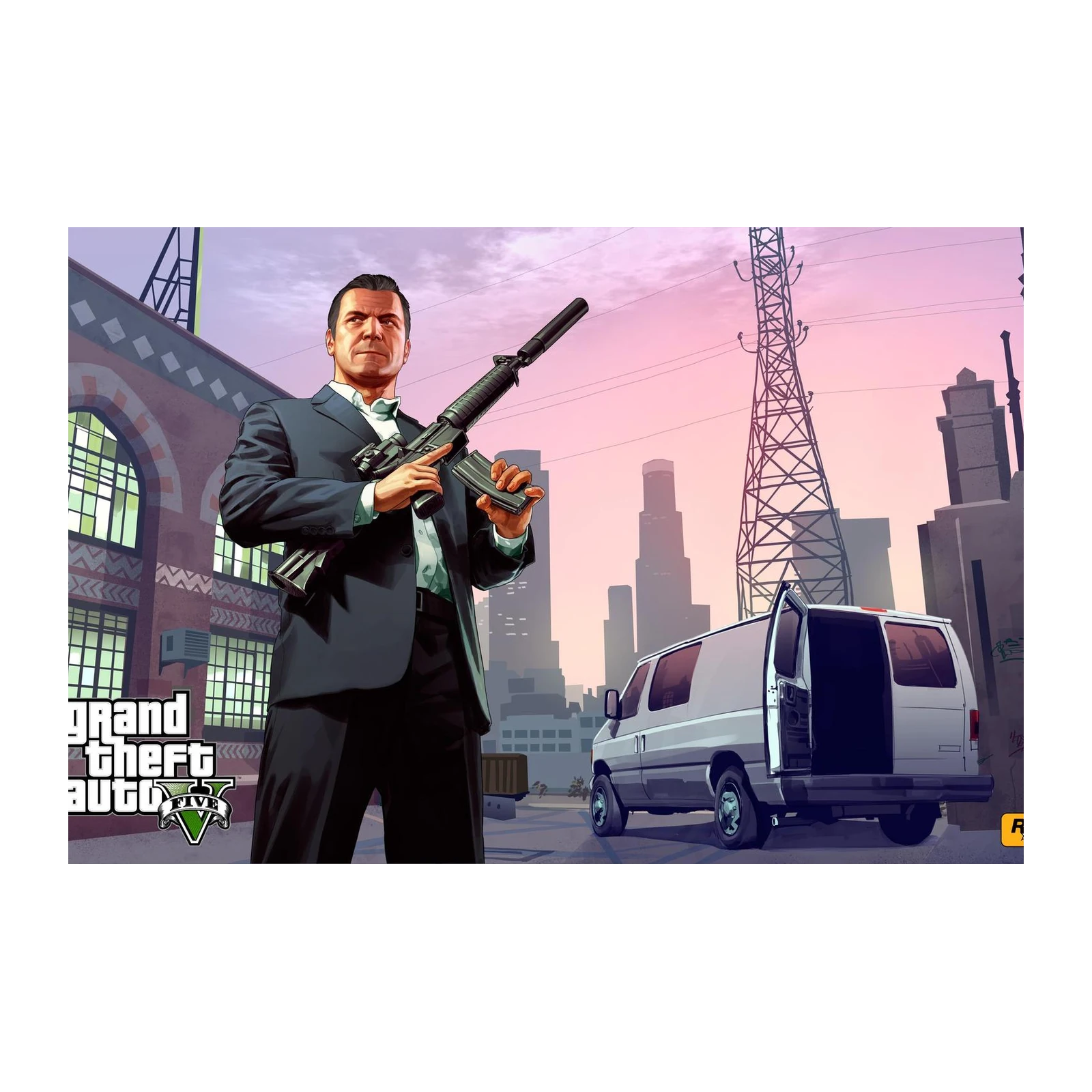 Michael's Grand Theft Auto V Action Wall Art