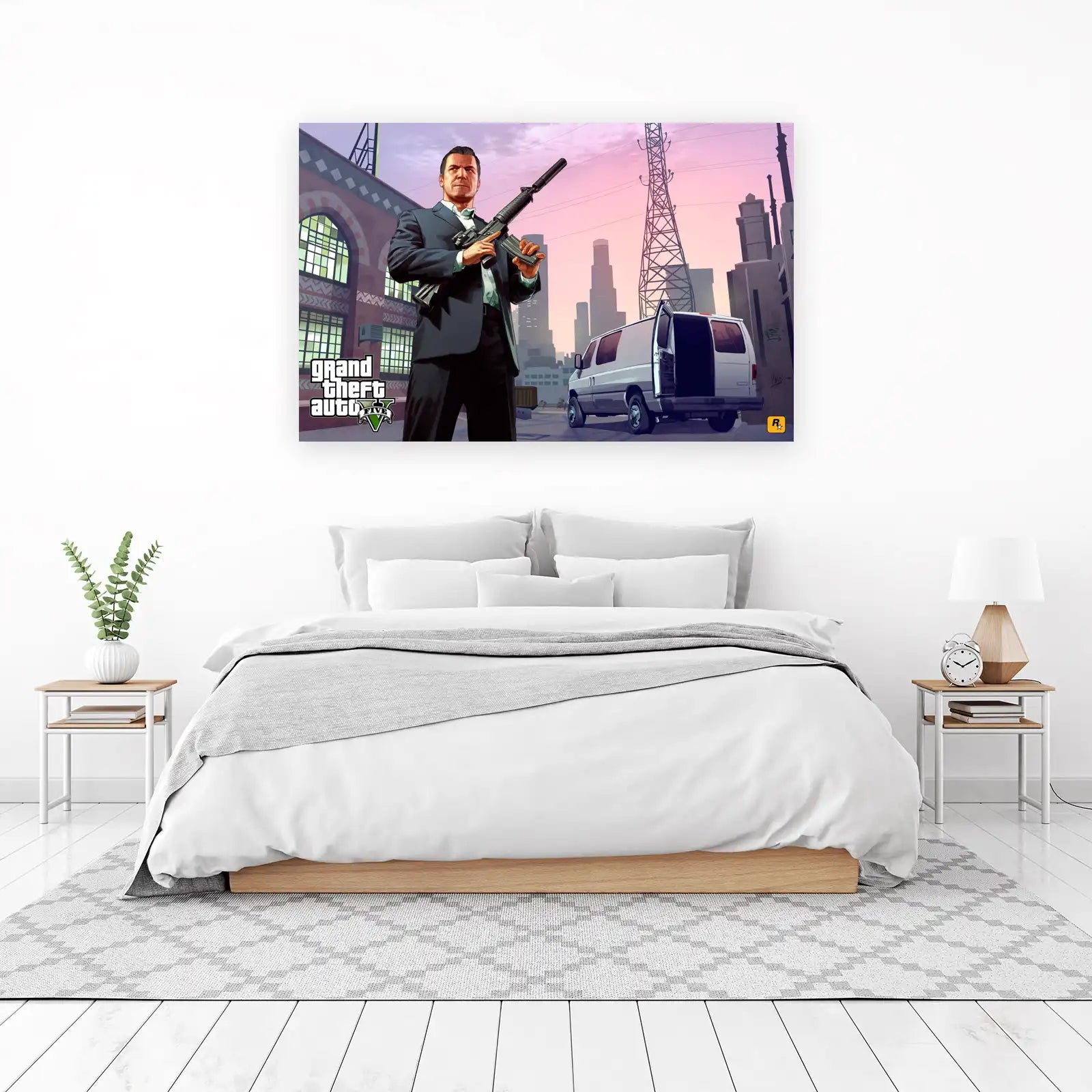 Michael's Grand Theft Auto V Action Wall Art