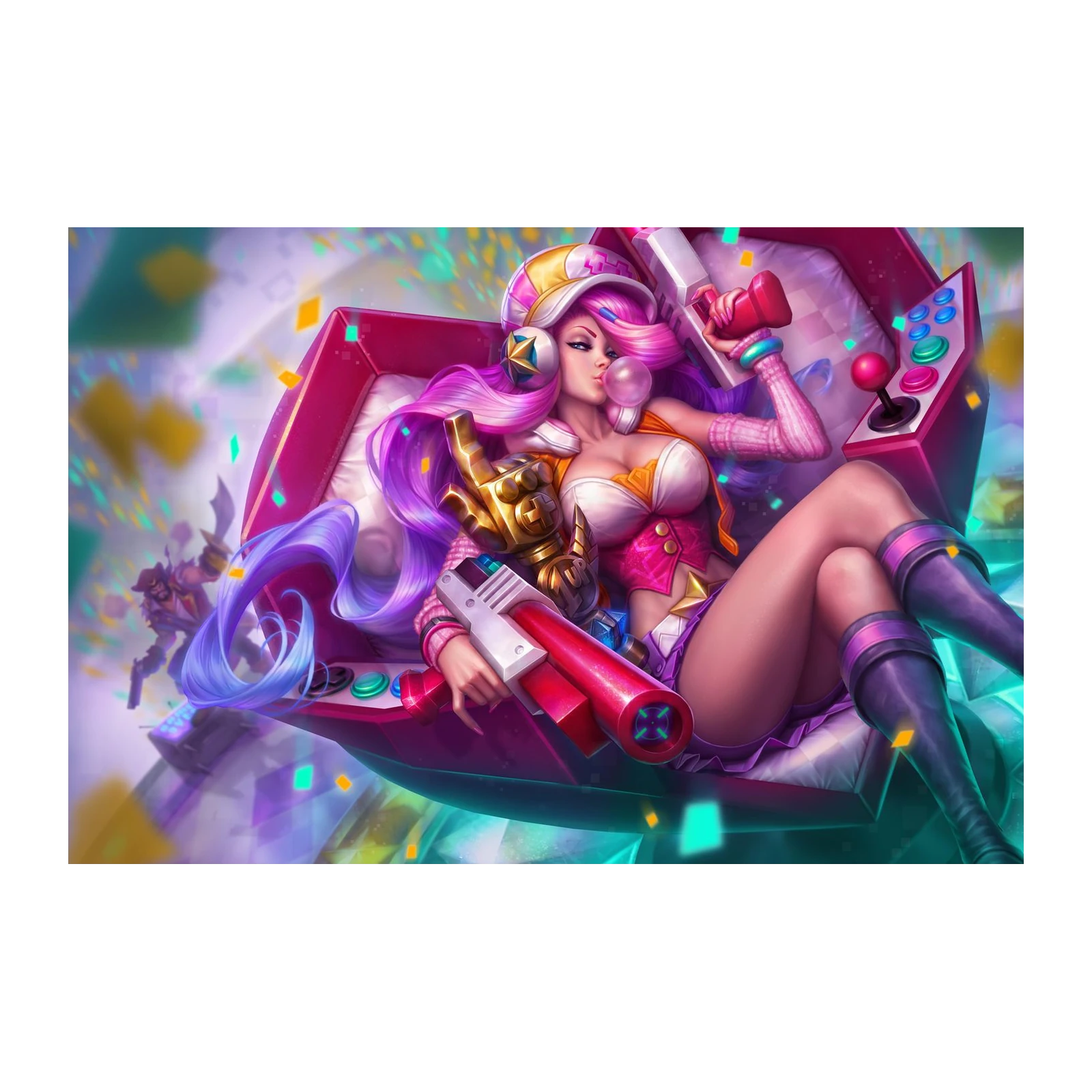 Gamer Girl Pop Art Wall Art Wall Art