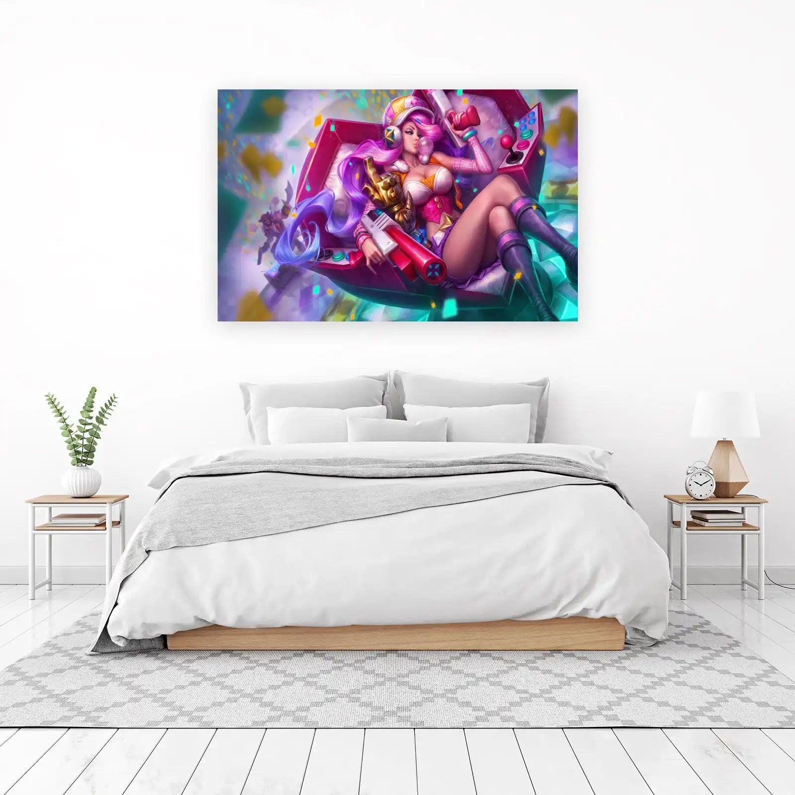 Gamer Girl Pop Art Wall Art Wall Art