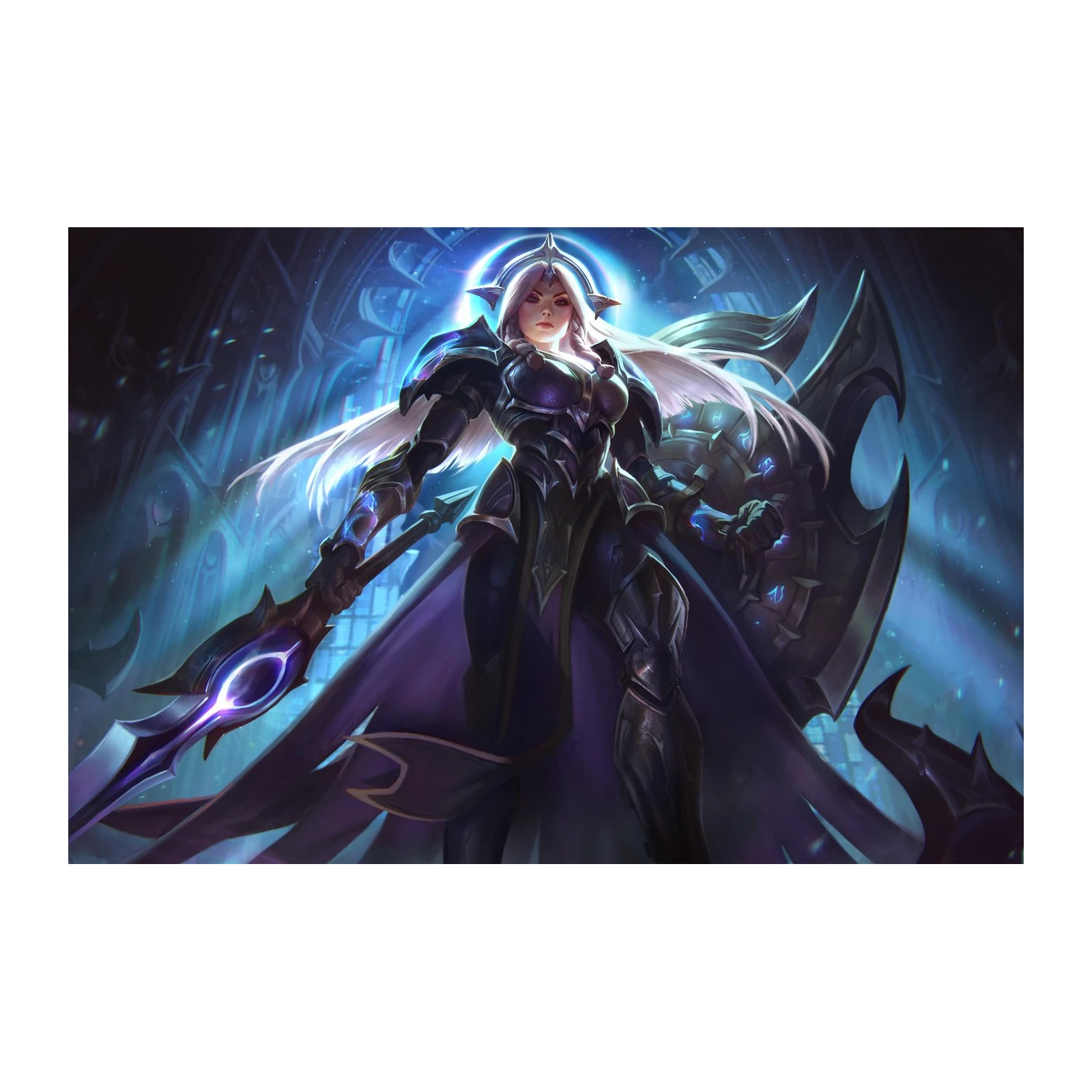 Gothic Warrior Queen Digital Art Wall Art