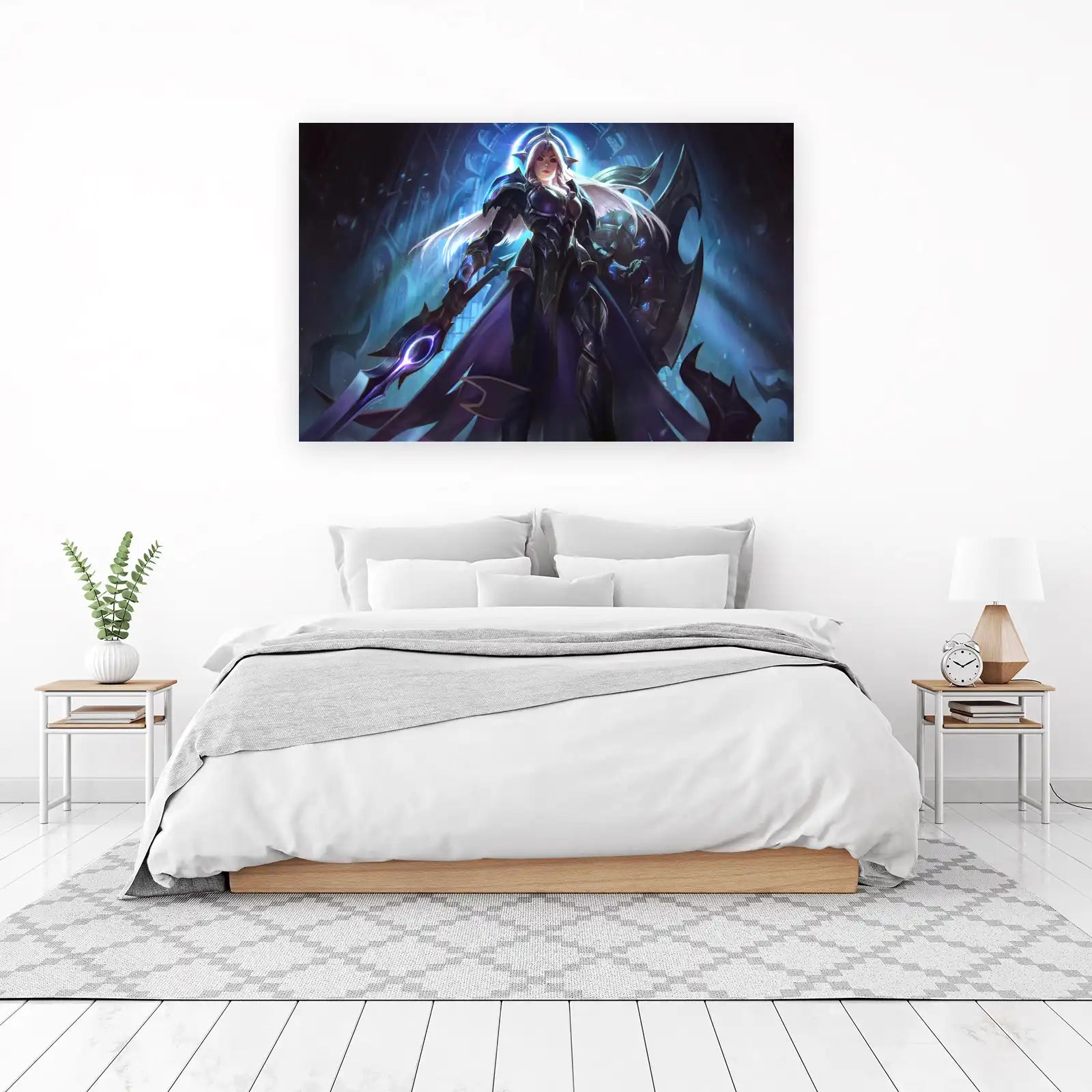 Gothic Warrior Queen Digital Art Wall Art