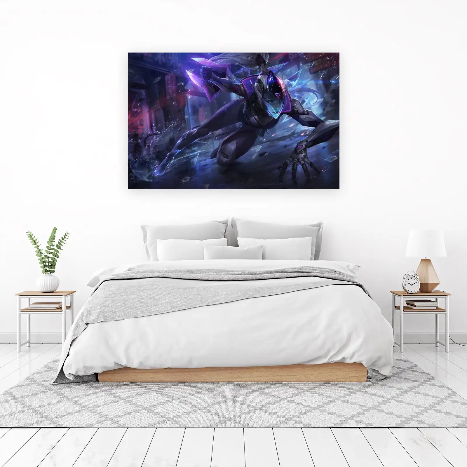 Cyberpunk Assassin Art Wall Art