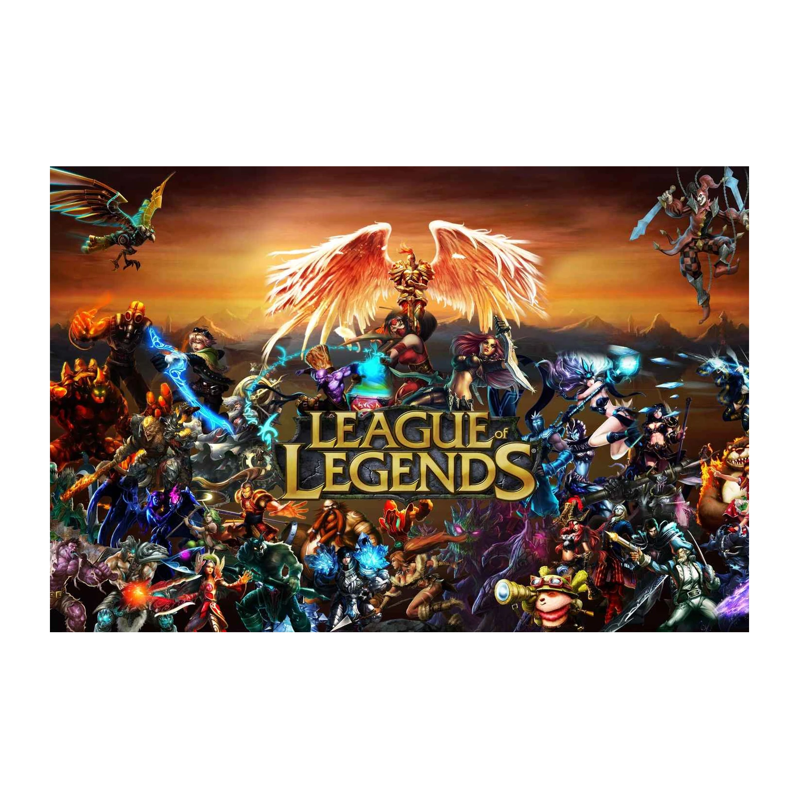 Epic League of Legends Heroes Wall Art