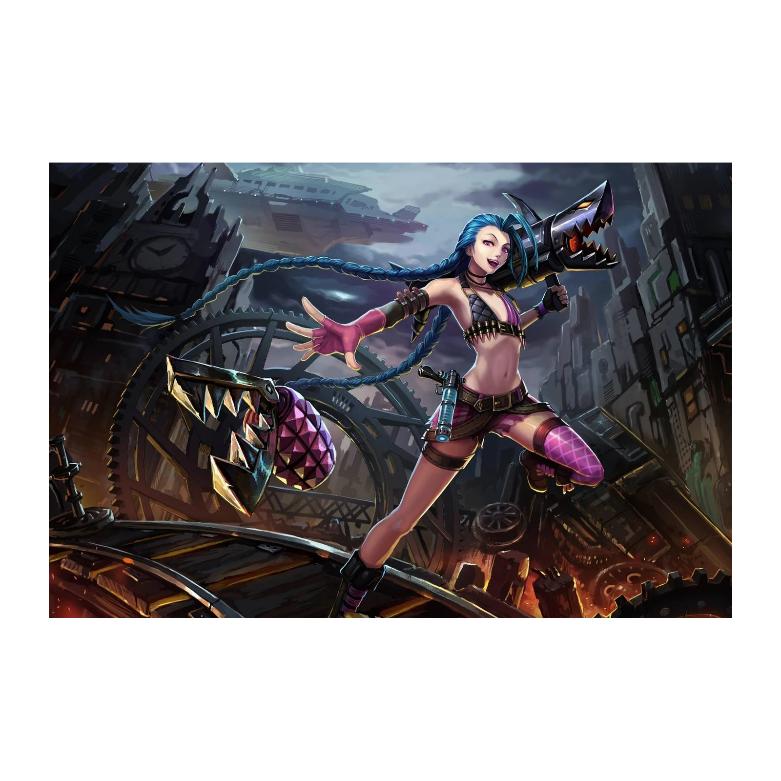 Jinx Chaos Unleashed "Get Jinxed" Wall Art