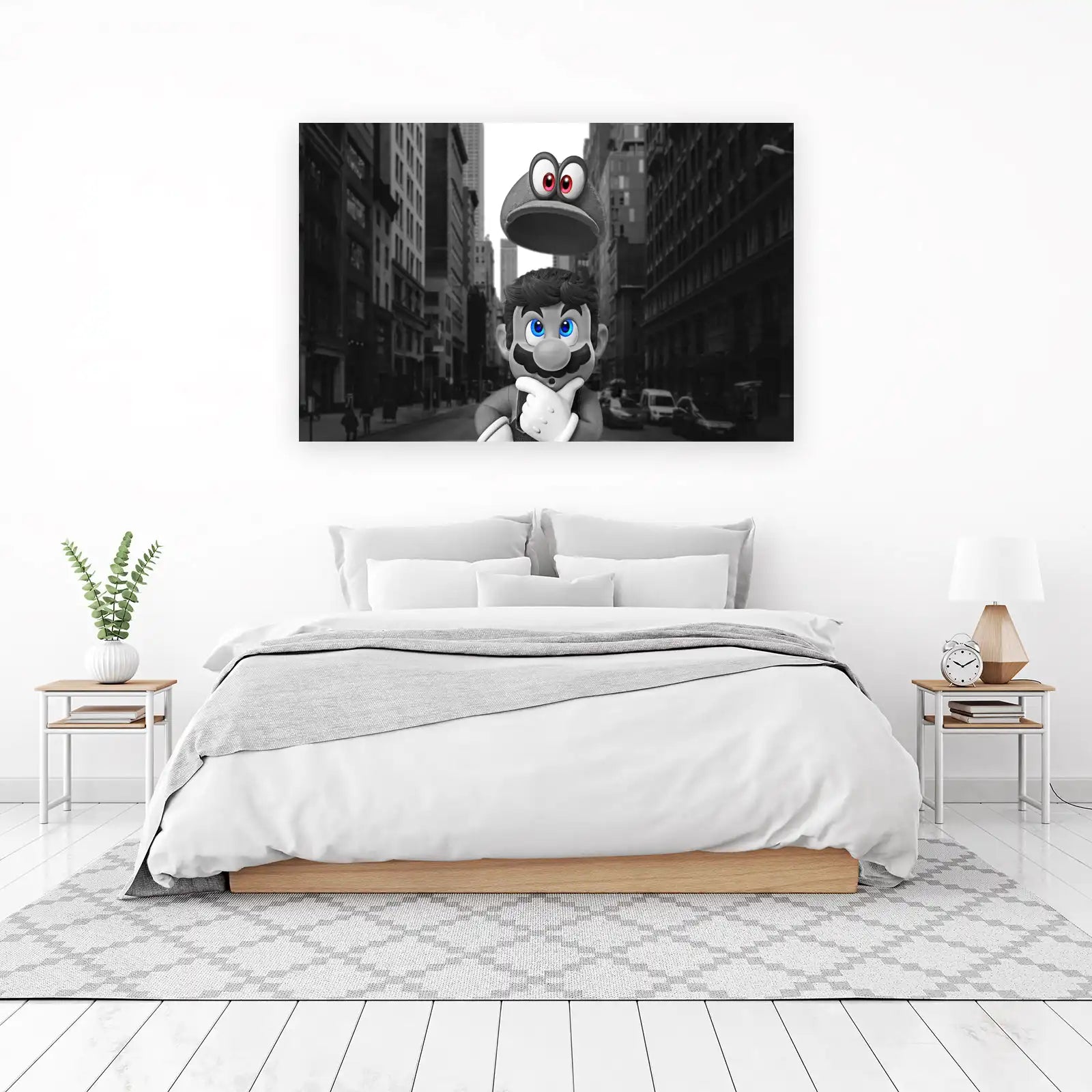Mario Odyssey Thoughtful Pose Wall Art