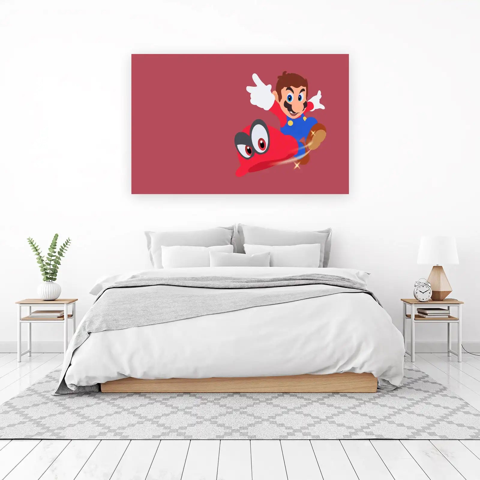 Super Mario Odyssey Jumping Mario Wall Art