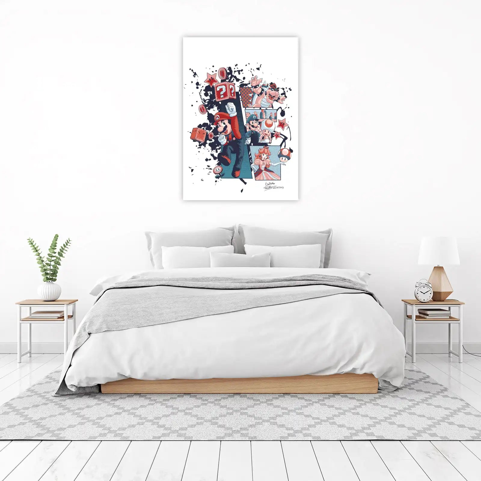 Retro Mario Kart Adventure Wall Art