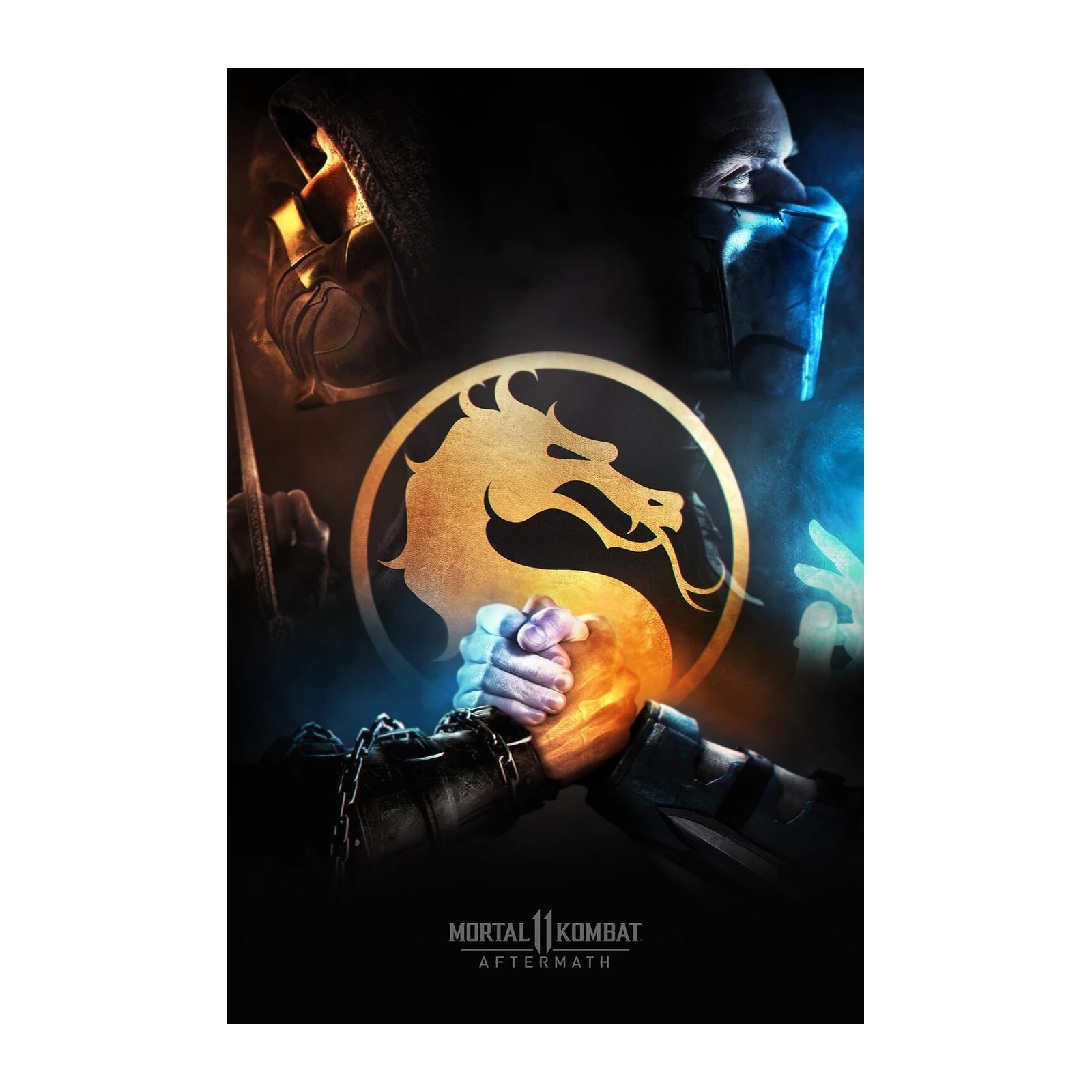 Mortal Kombat 11 Aftermath Dragon Logo Wall Art