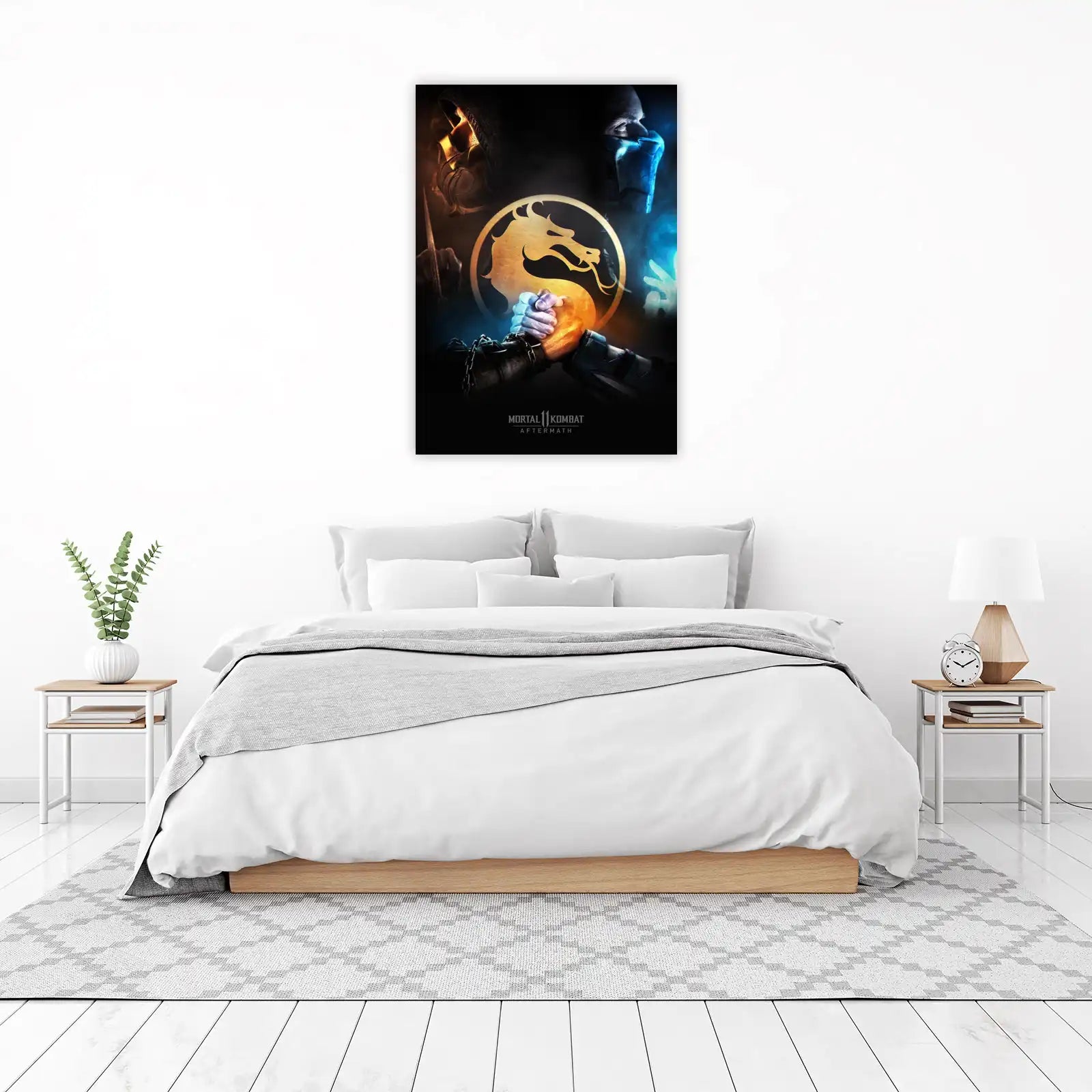 Mortal Kombat 11 Aftermath Dragon Logo Wall Art