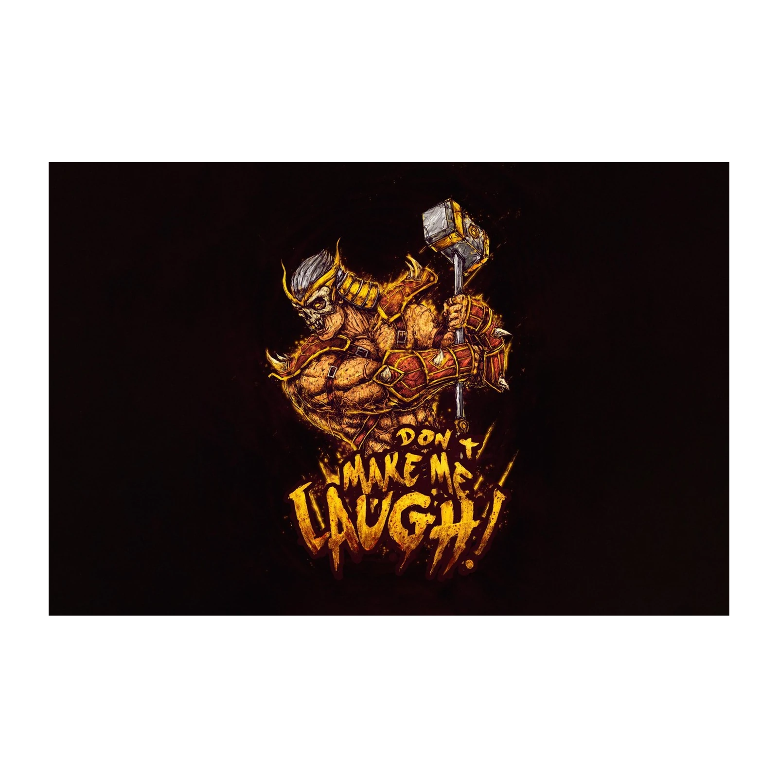 Mortal Kombat Shao Kahn "Don't Make Me Laugh" Wall Art