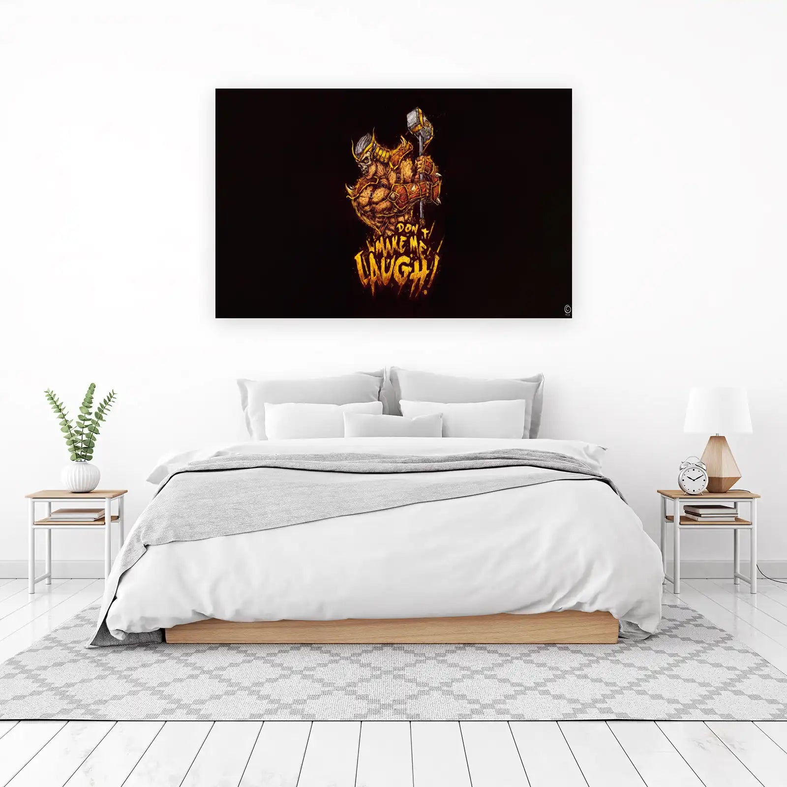 Mortal Kombat Shao Kahn "Don't Make Me Laugh" Wall Art