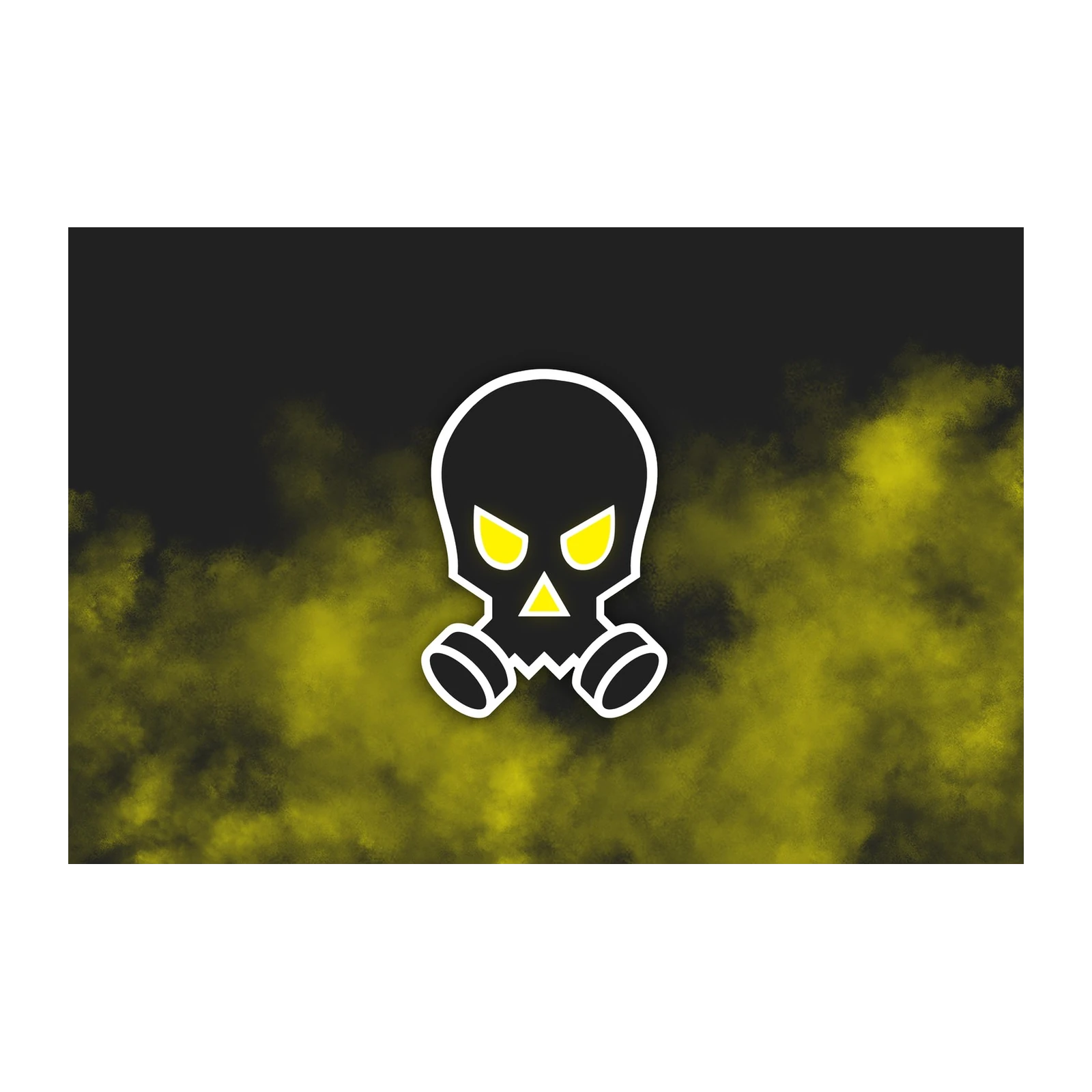 Skull Gas Mask Wall Art - Urban Grunge Art