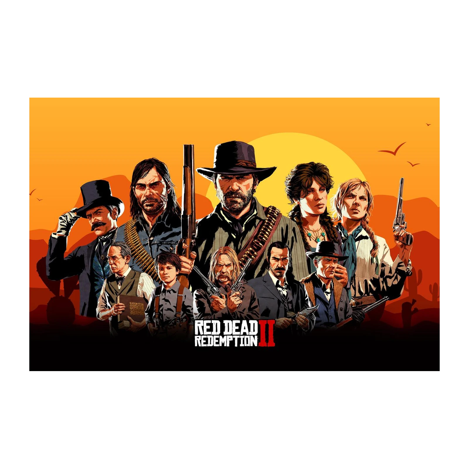Red Dead Redemption II Characters Wall Art