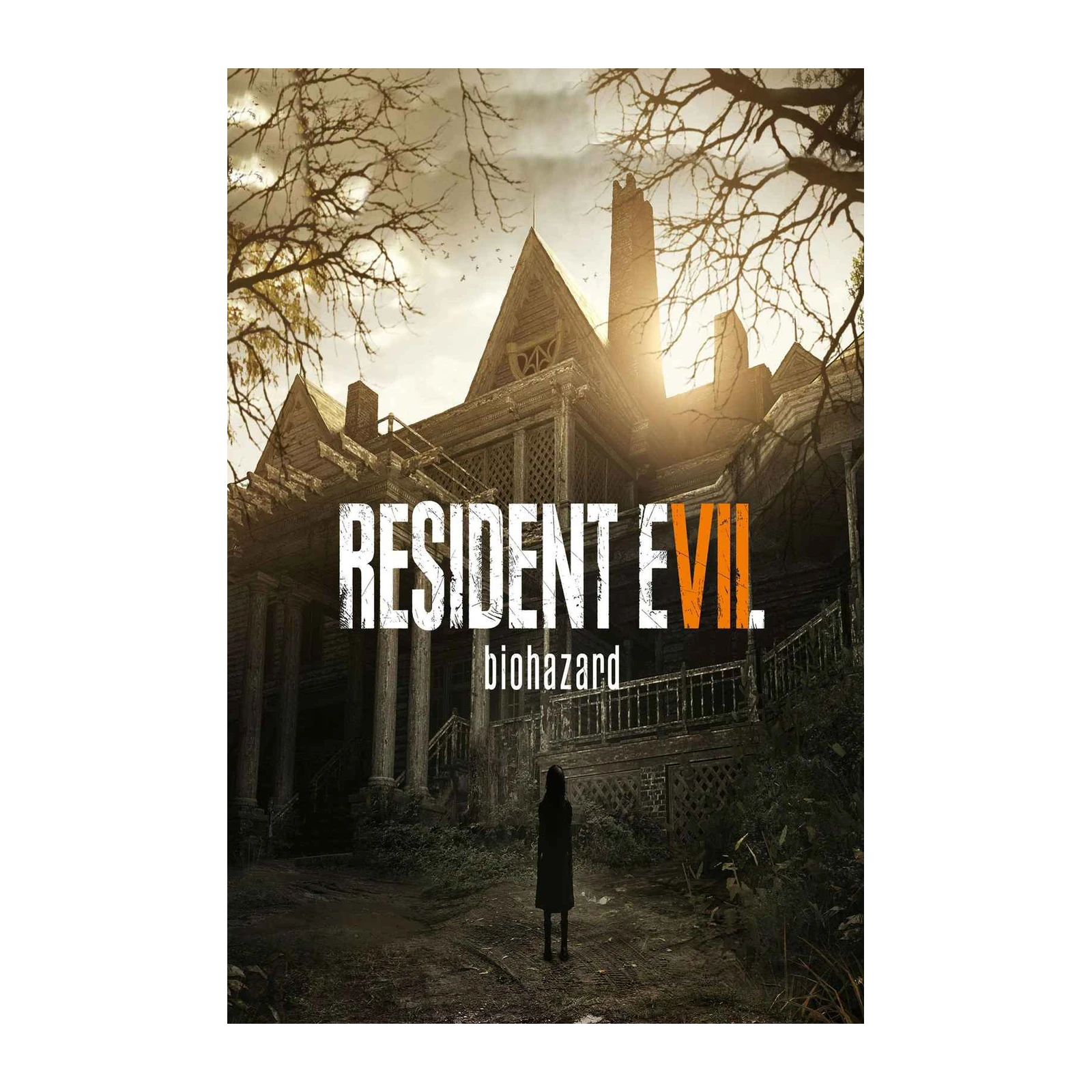 Haunting Victorian House Resident Evil Wall Art