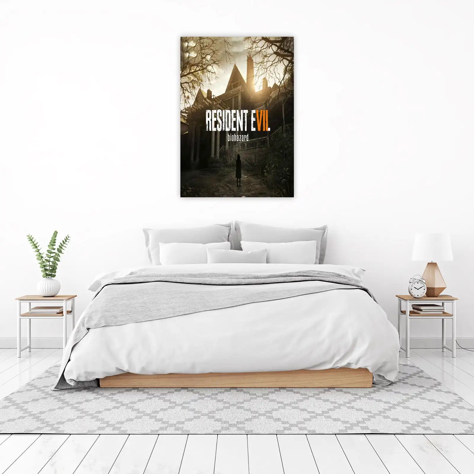Haunting Victorian House Resident Evil Wall Art