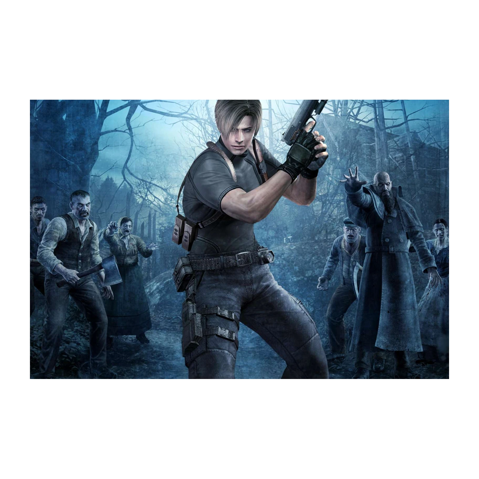 Leon S. Kennedy Zombie Slayer Wall Art