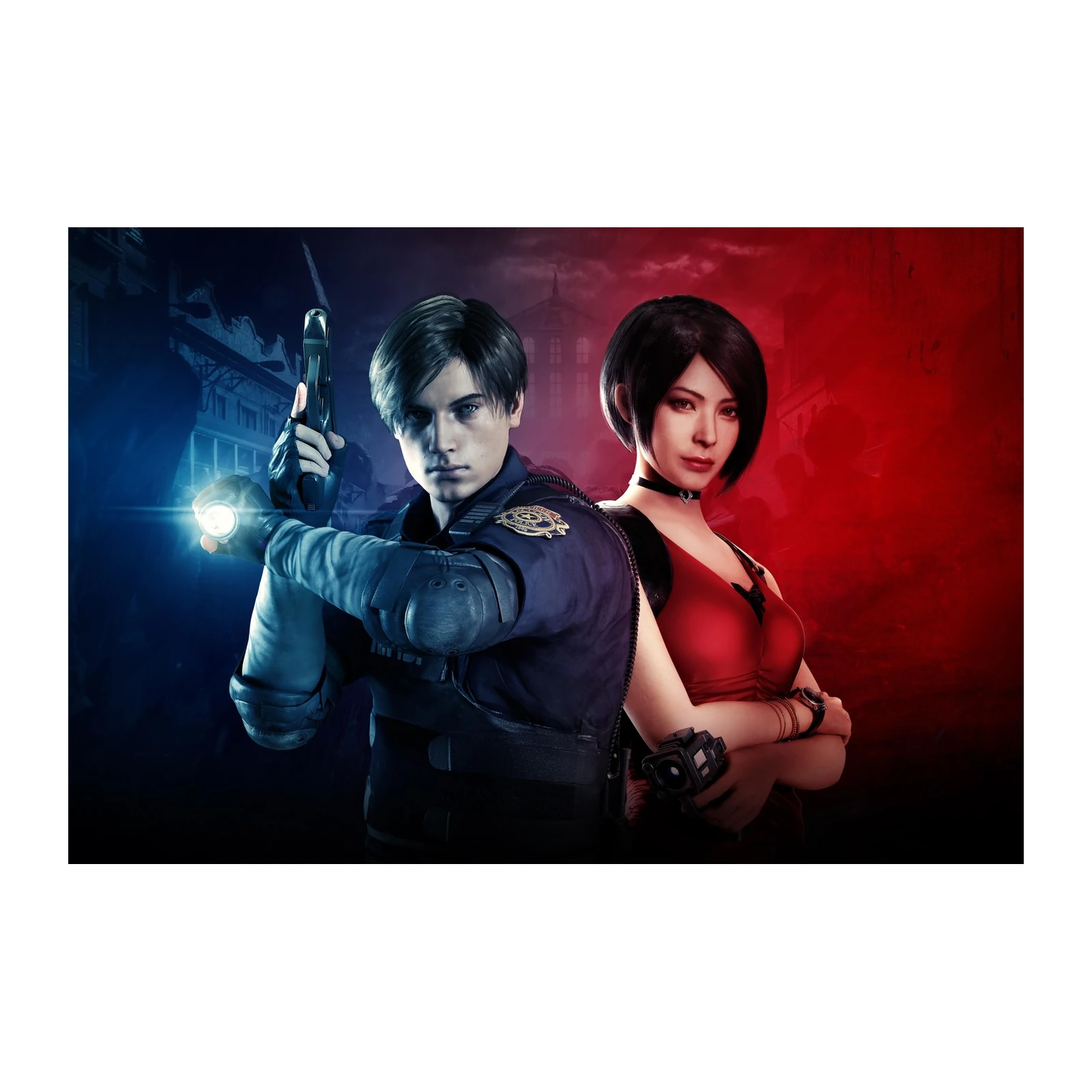 Resident Evil Leon & Ada Wall Art