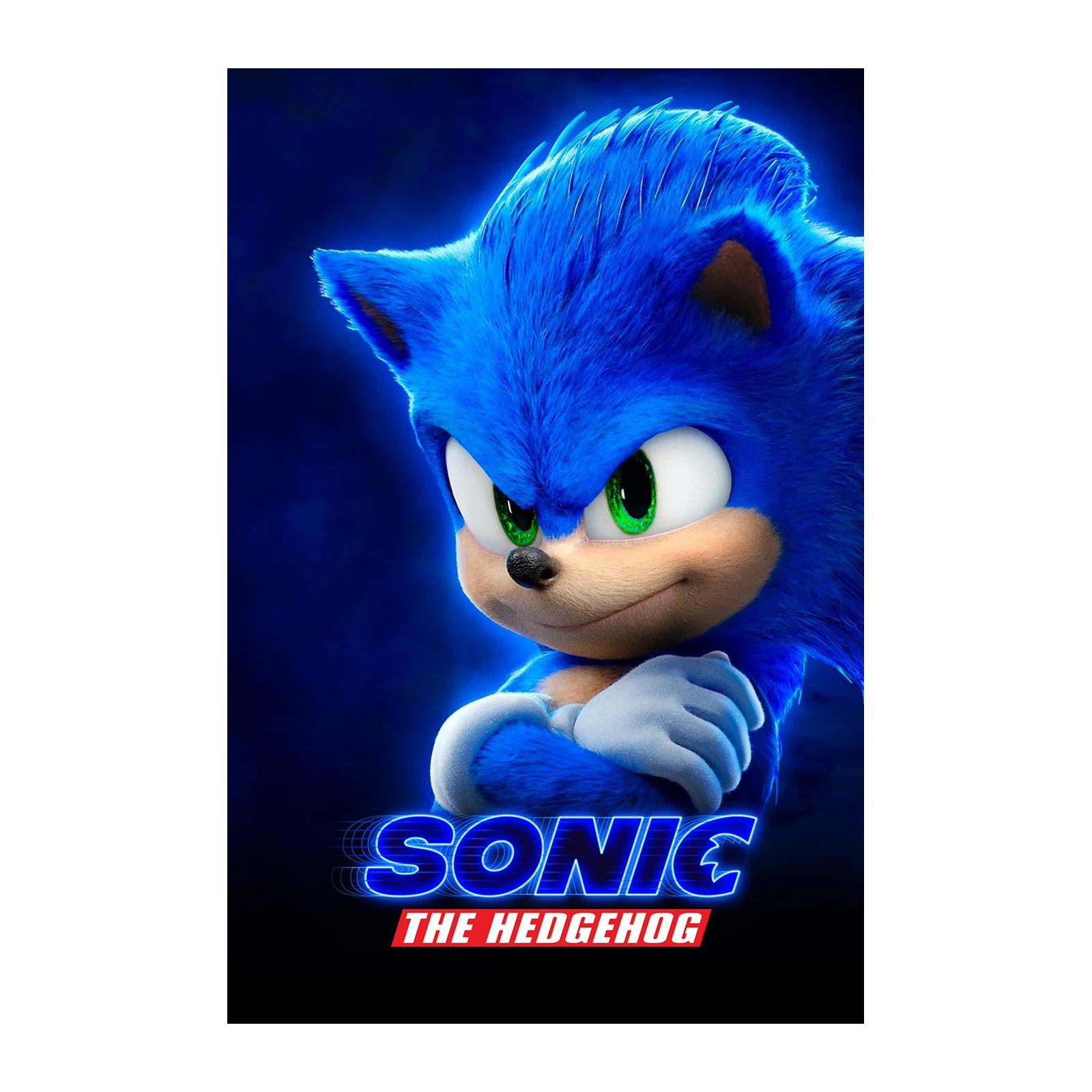 Sonic the Hedgehog Movie Poster Wall Art