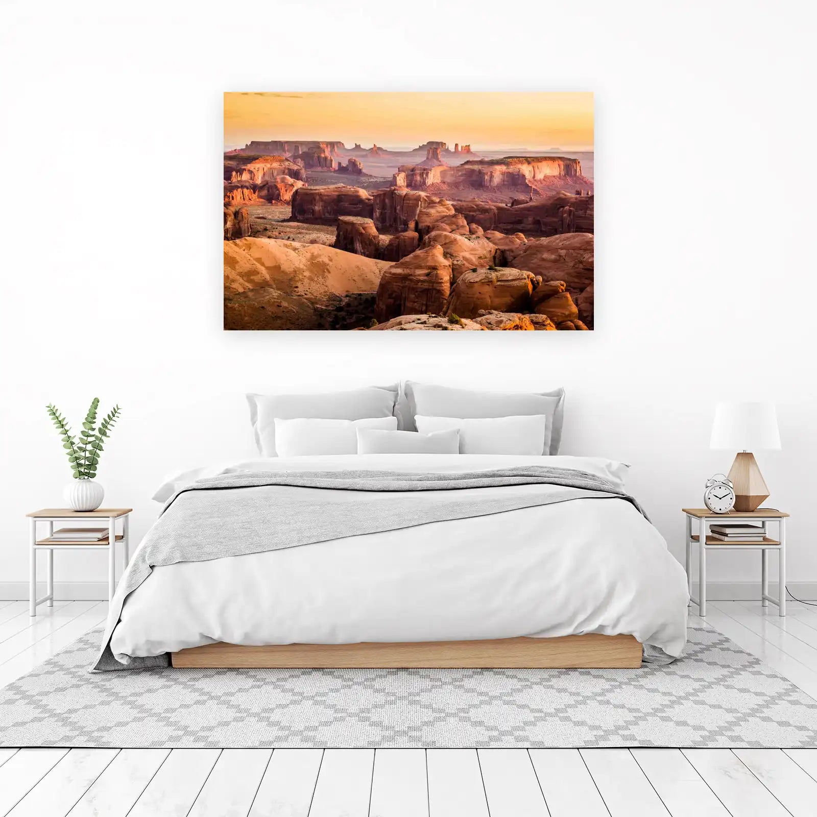 Monument Valley Sunset Landscape Wall Art