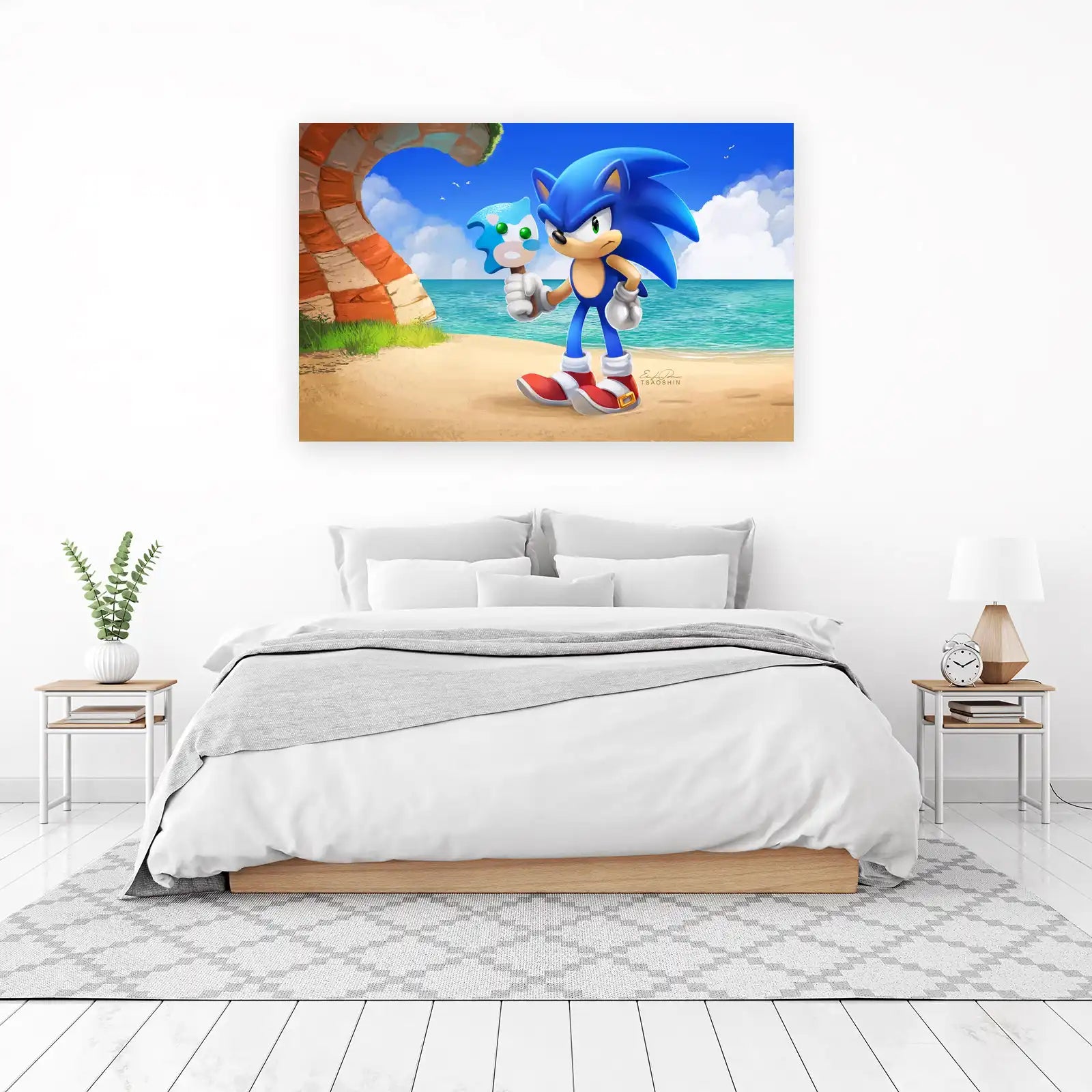 Sonic's Beach Break Wall Art
