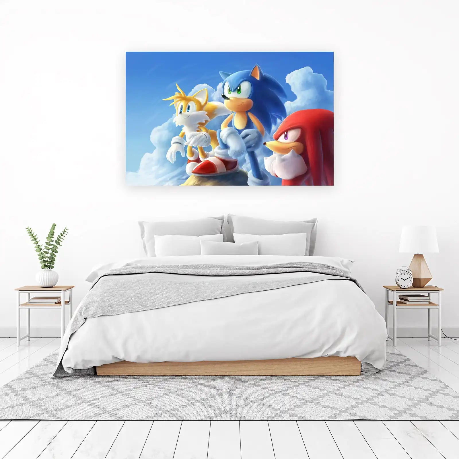 Sonic, Tails, Knuckles Adventure Wall Art