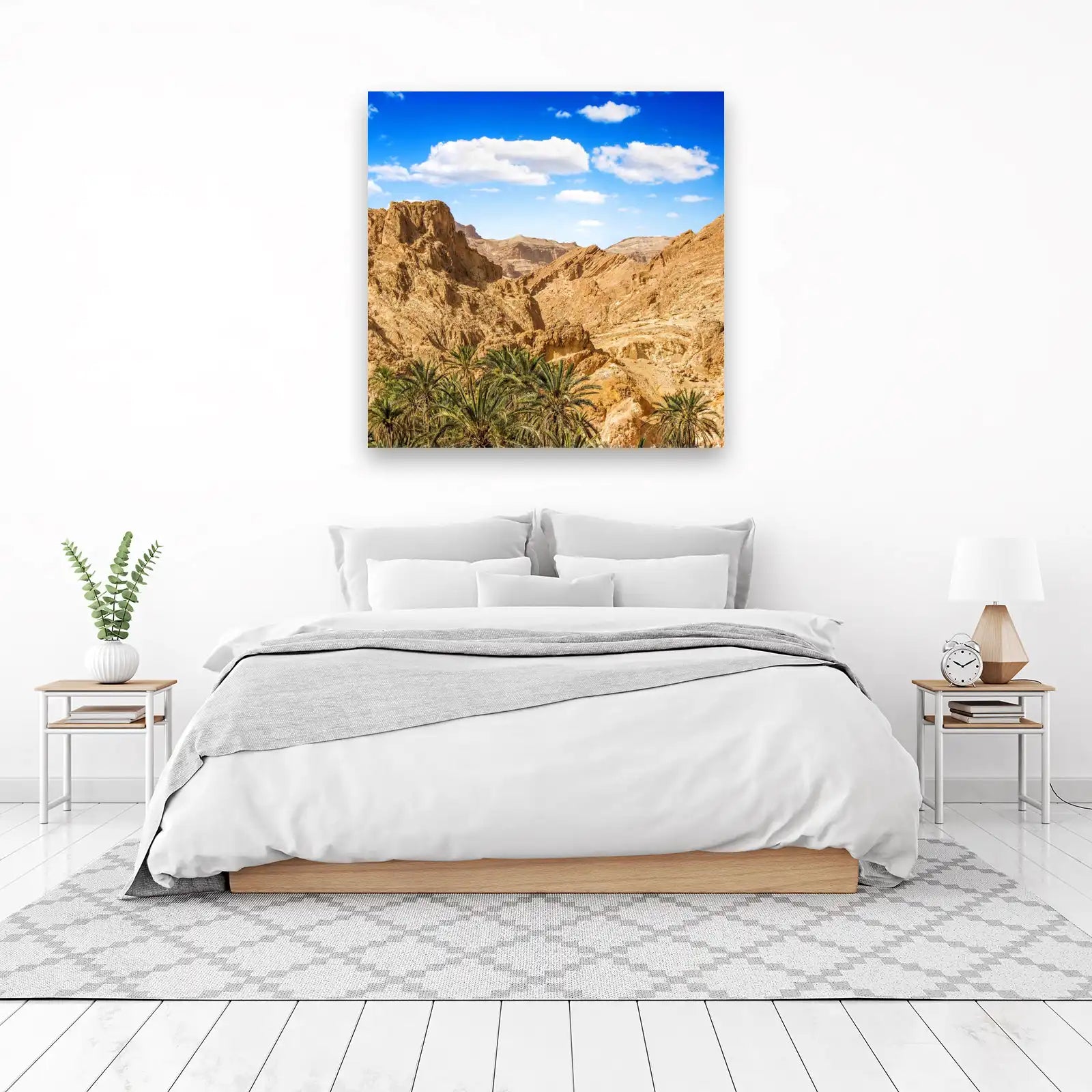 Desert Oasis Palm Trees Wall Art