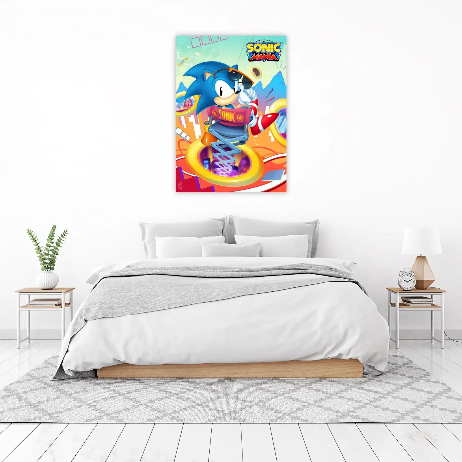 Retro Sonic Mania Sunglasses Wall Art