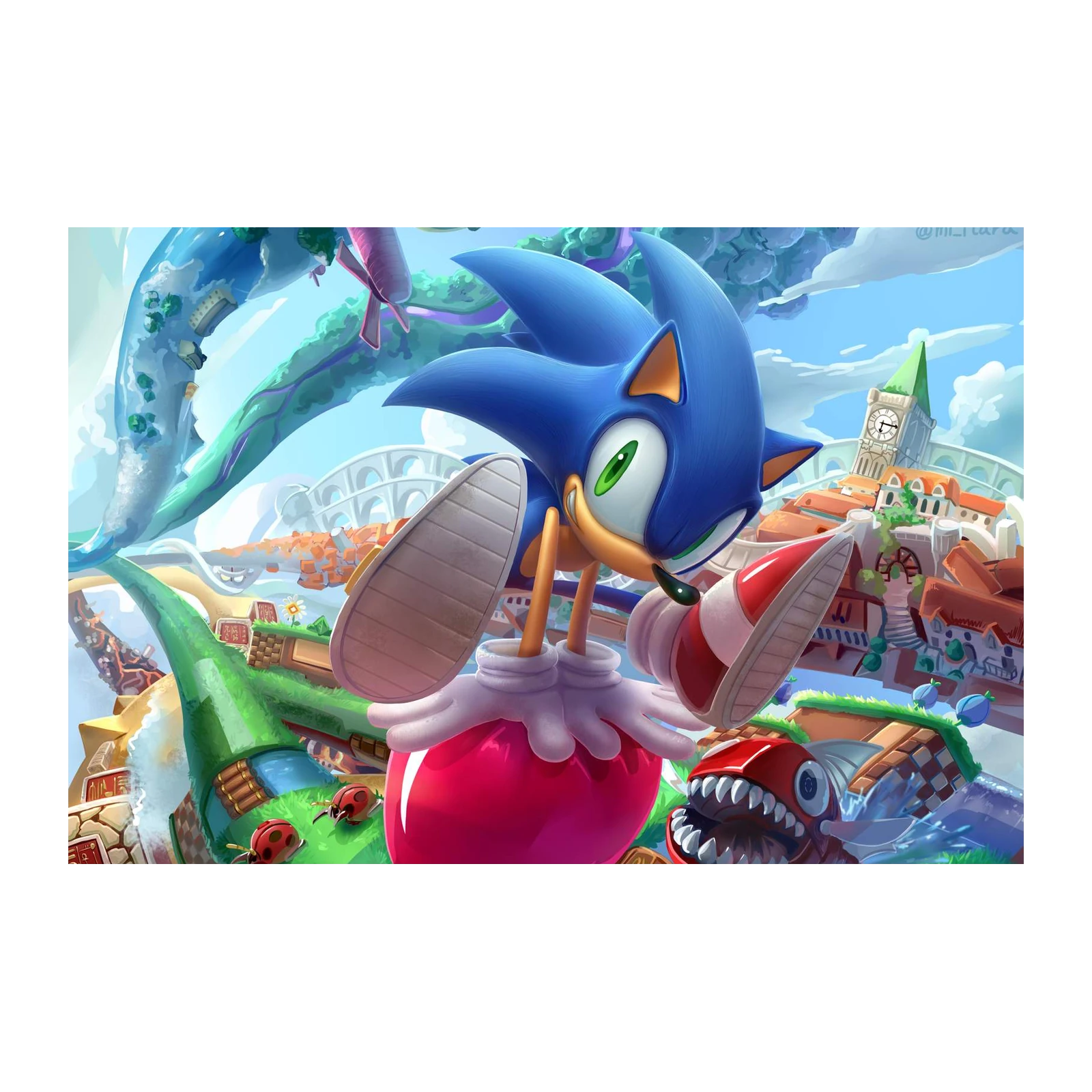 Sonic Adventure Speedster Wall Art