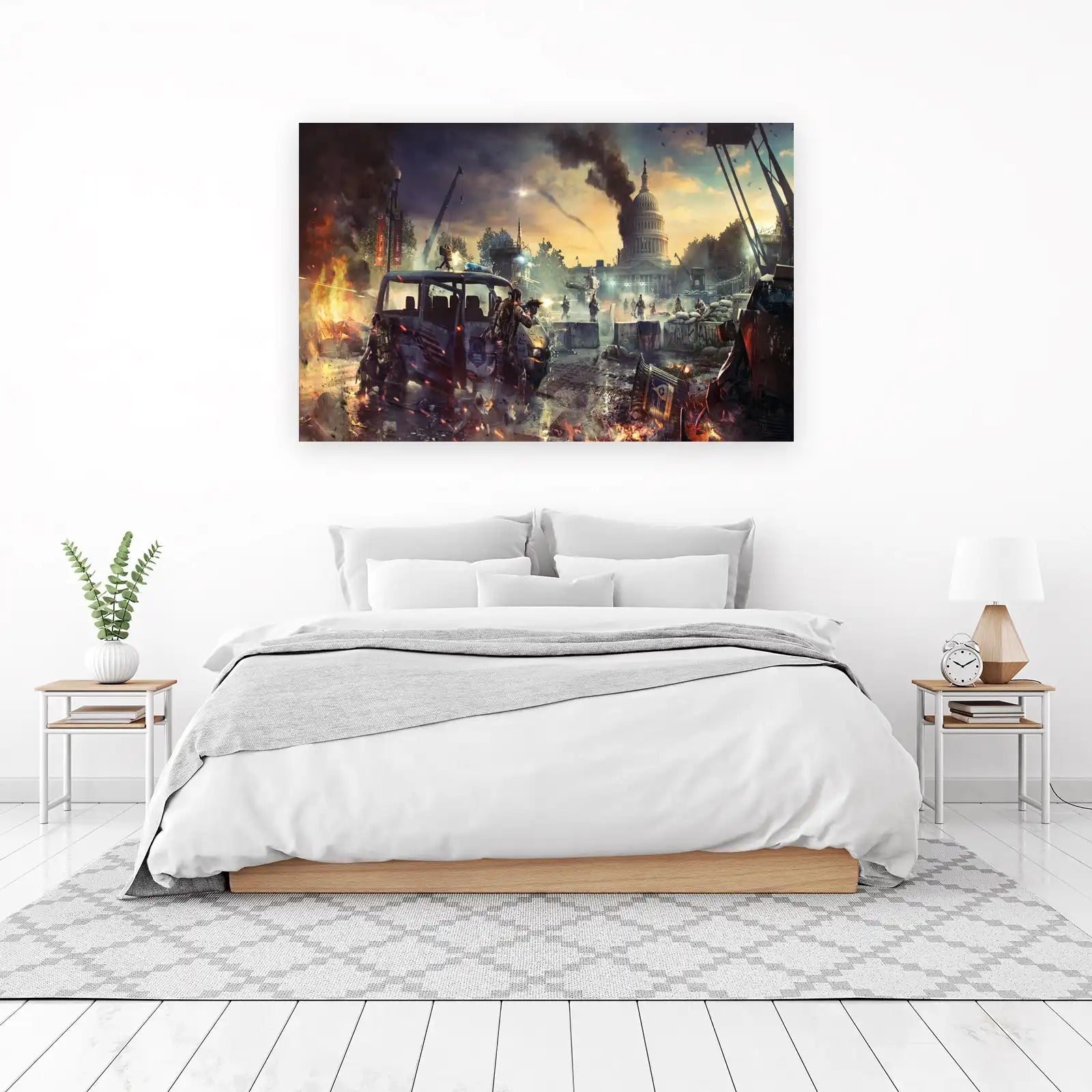 Action-Packed Capitol Siege Wall Art