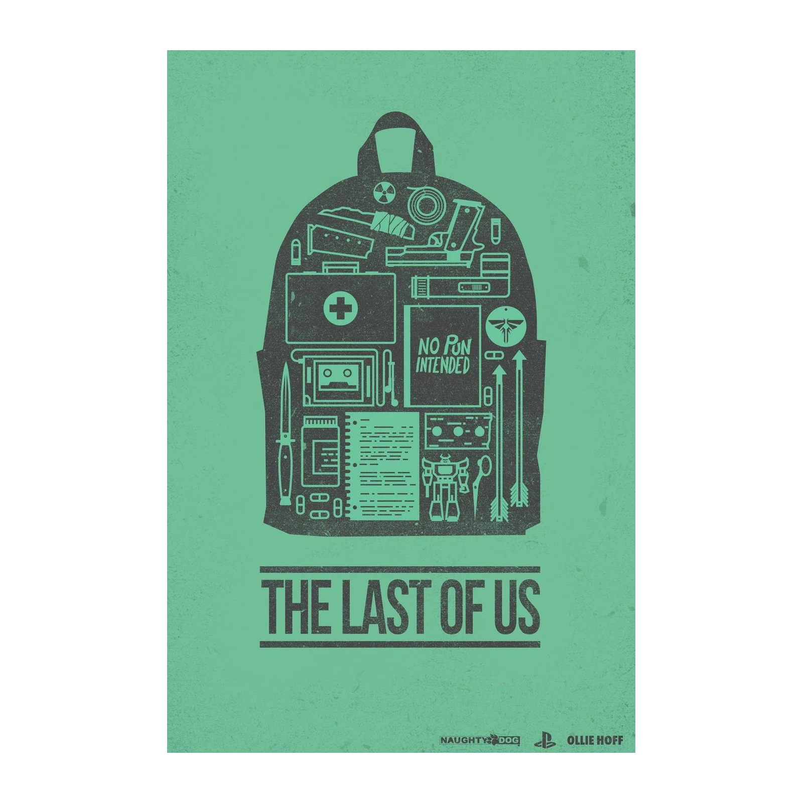 The Last of Us Survival Backpack Wall Art