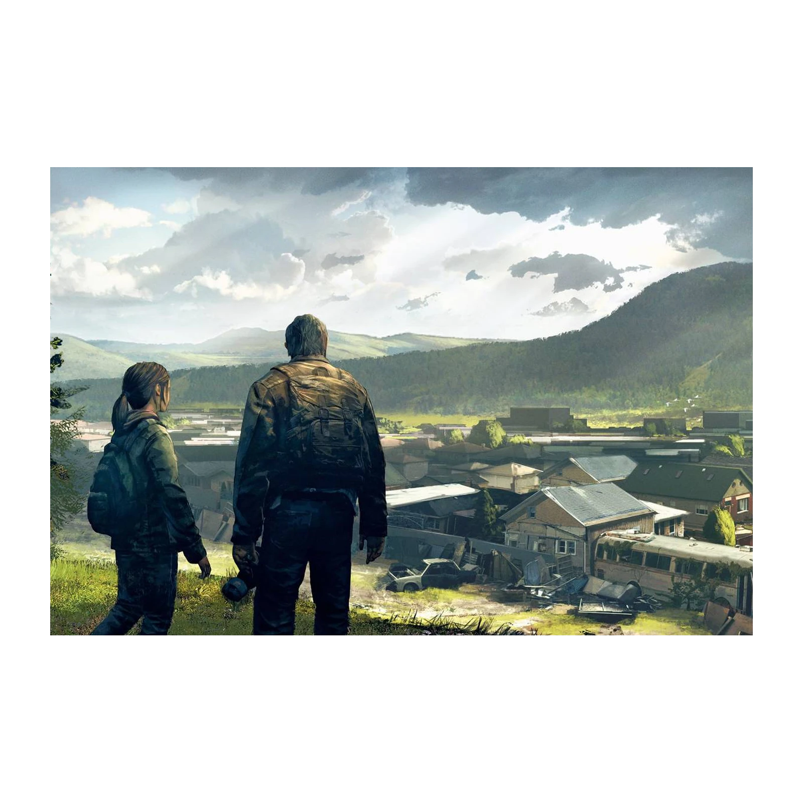 Post-Apocalyptic Duo Landscape Wall Art