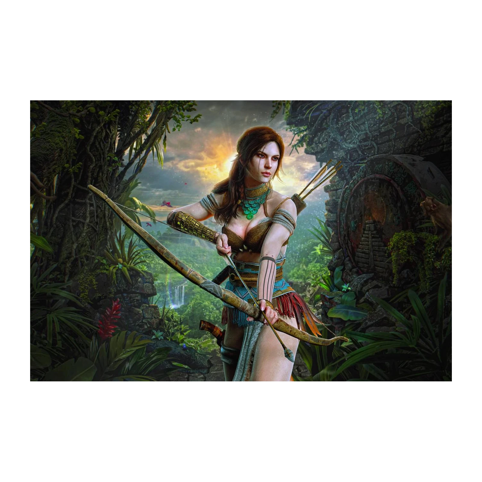 Jungle Archer Adventure Wall Art