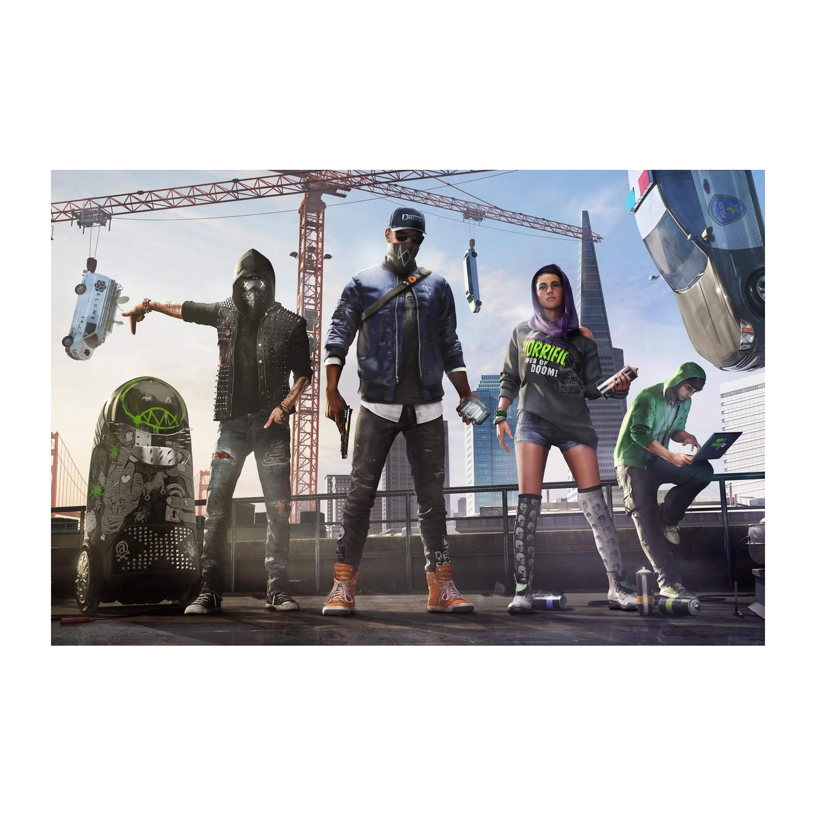 Hacker Crew Urban Vibe Wall Art