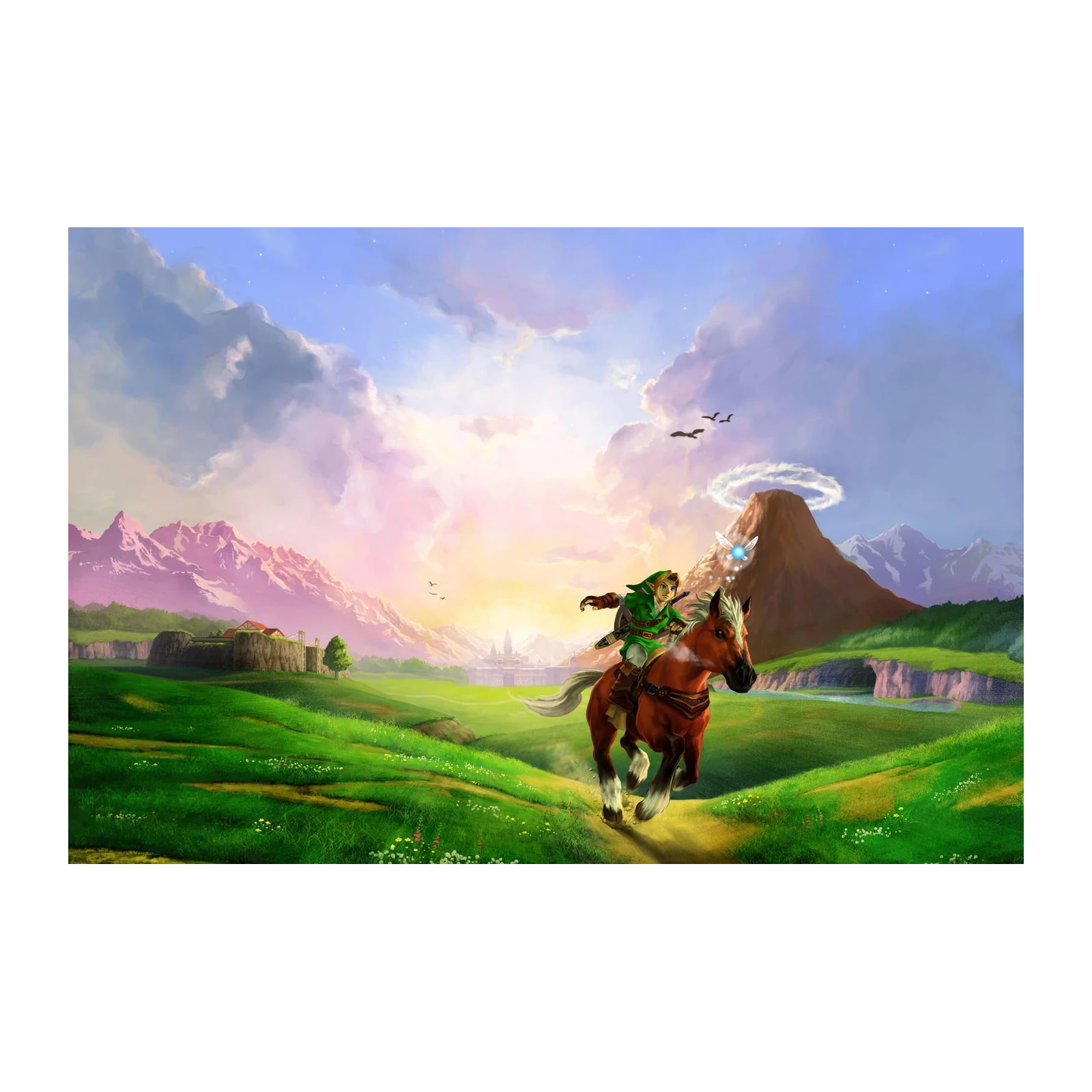 Epic Adventure Link Horse Riding Wall Art