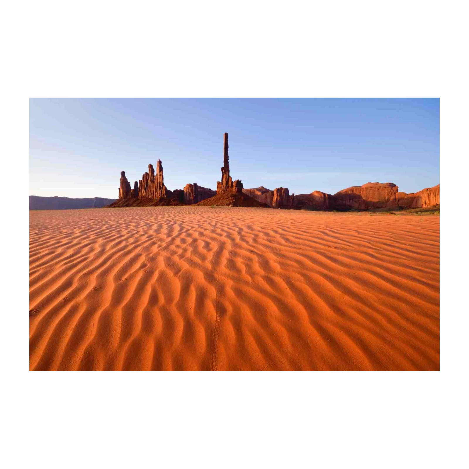 Monument Valley Sunrise Sand Dunes Wall Art