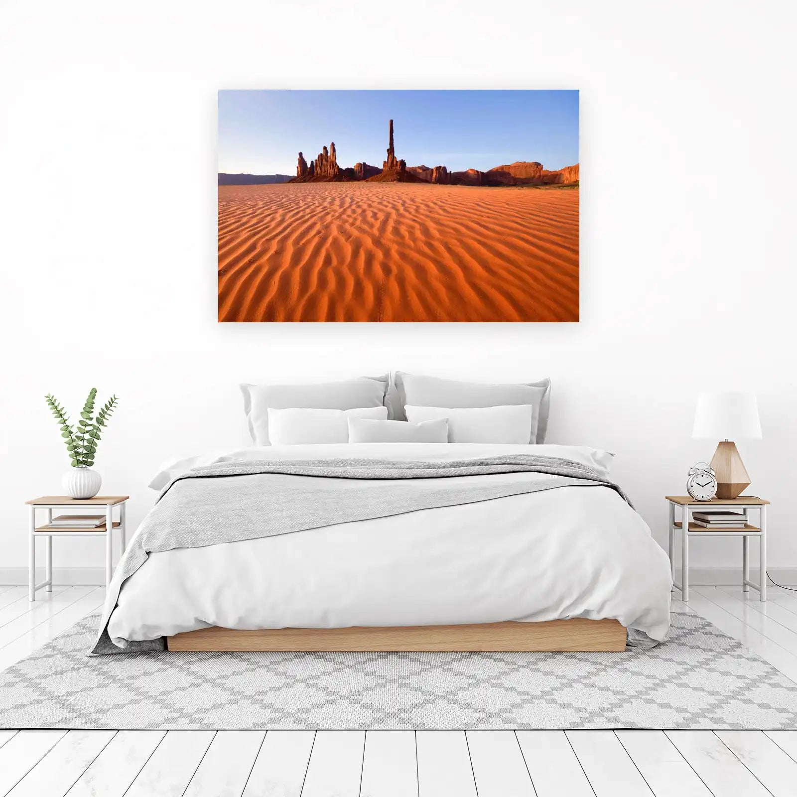 Monument Valley Sunrise Sand Dunes Wall Art