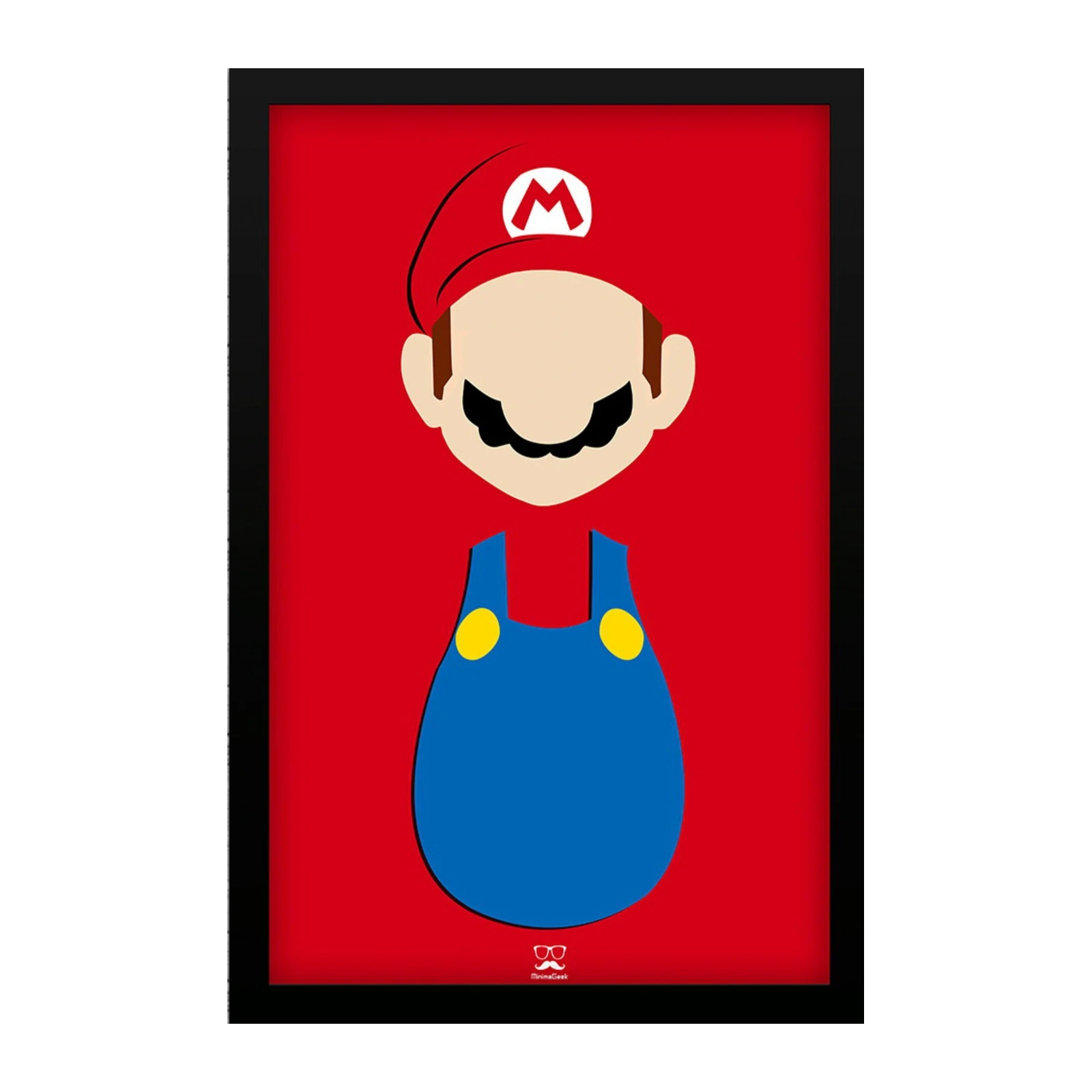 Minimalist Mario Bros Gamer Wall Art Wall Art