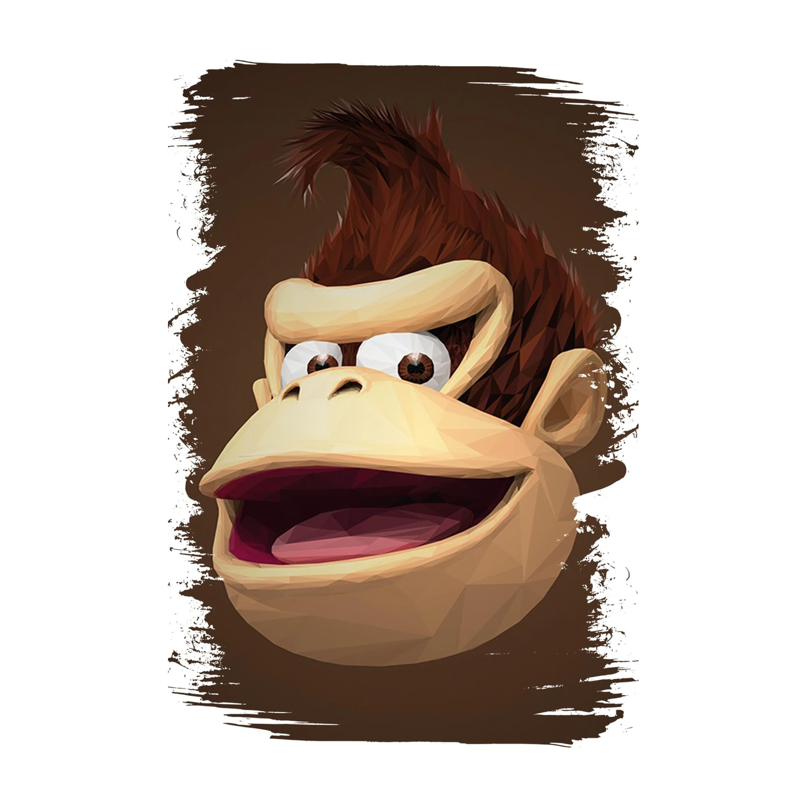 Playful Donkey Kong Art Wall Art