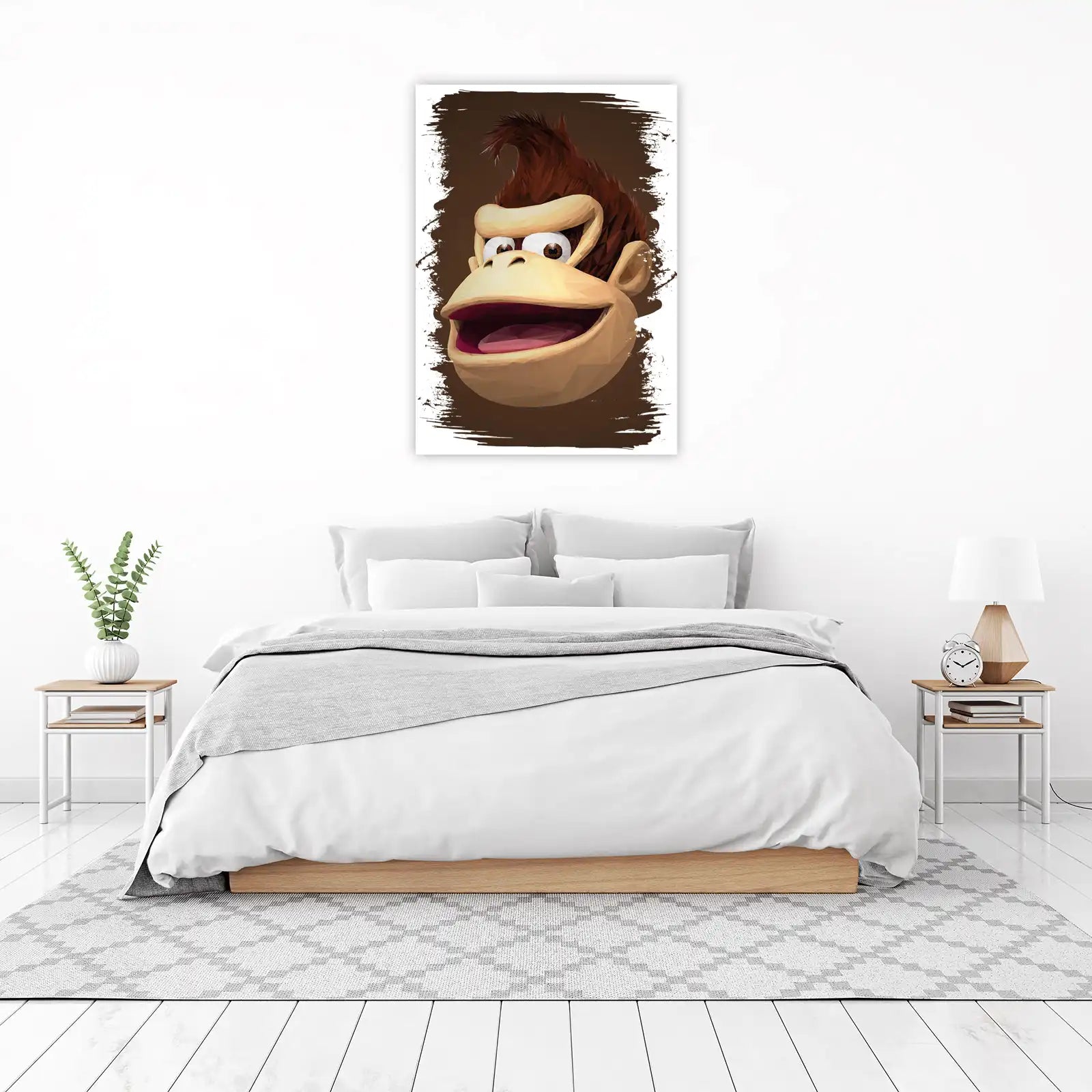 Playful Donkey Kong Art Wall Art