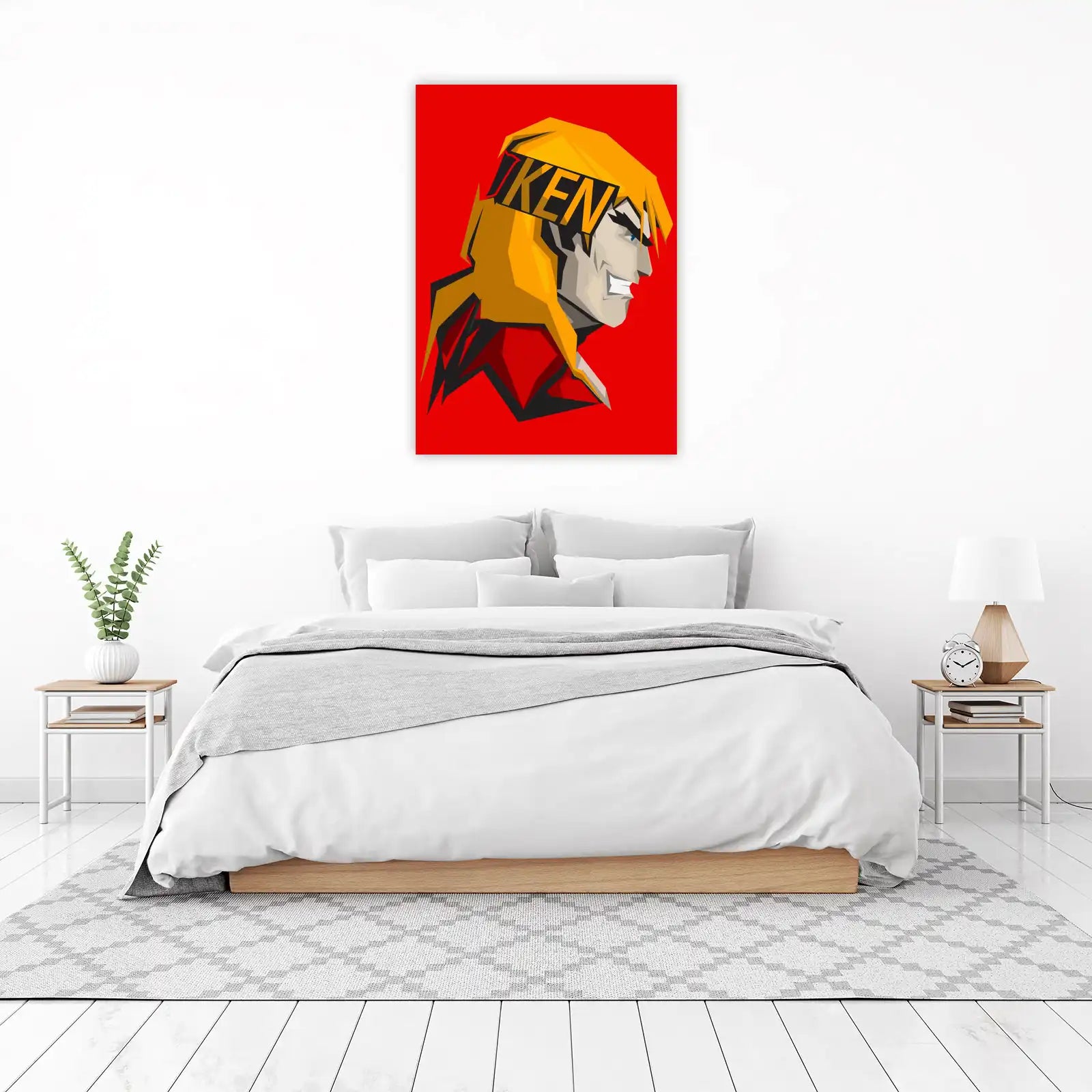 Ken Masters "Hadoken" Bold Pop Art Wall Art