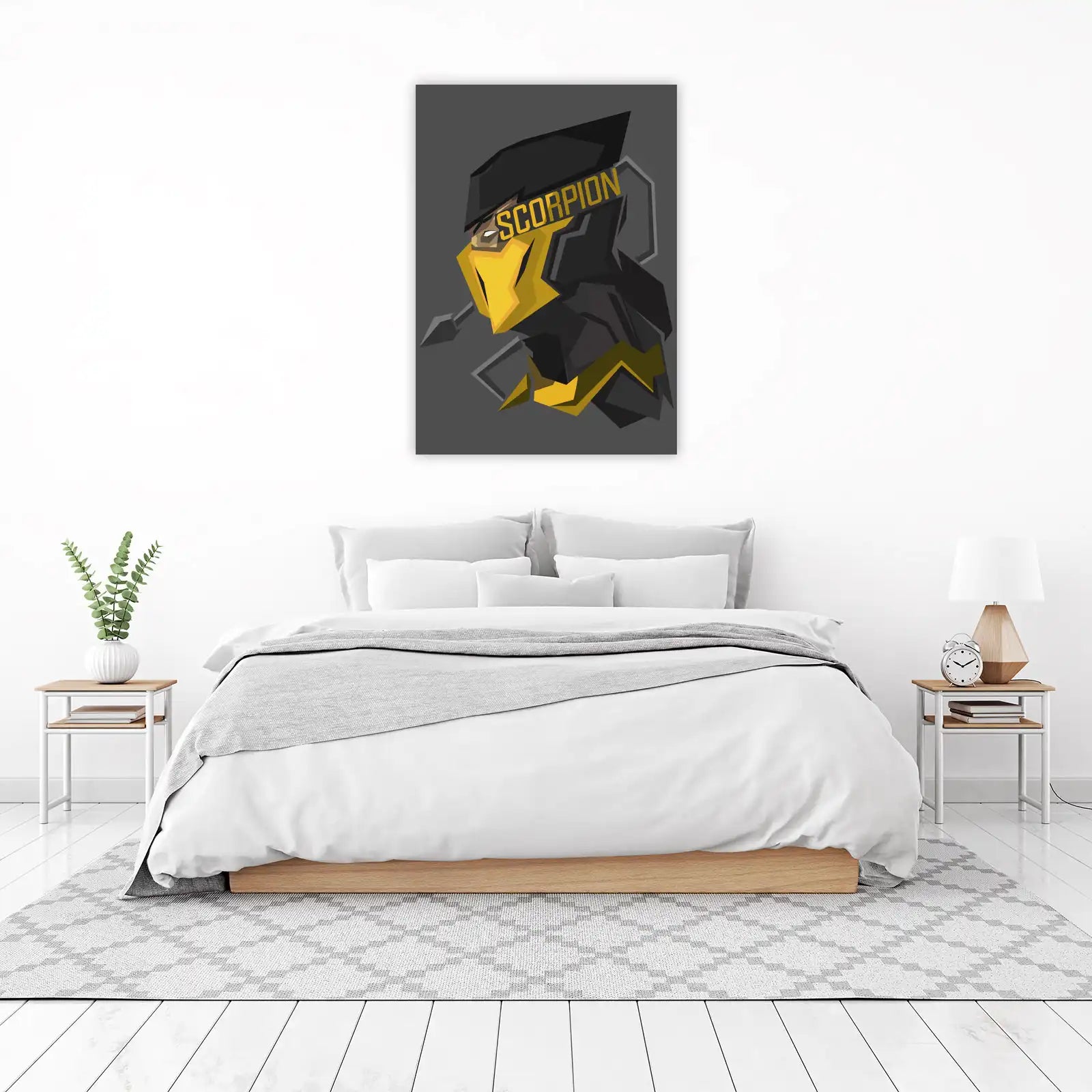Mortal Kombat Scorpion Graphic Wall Art