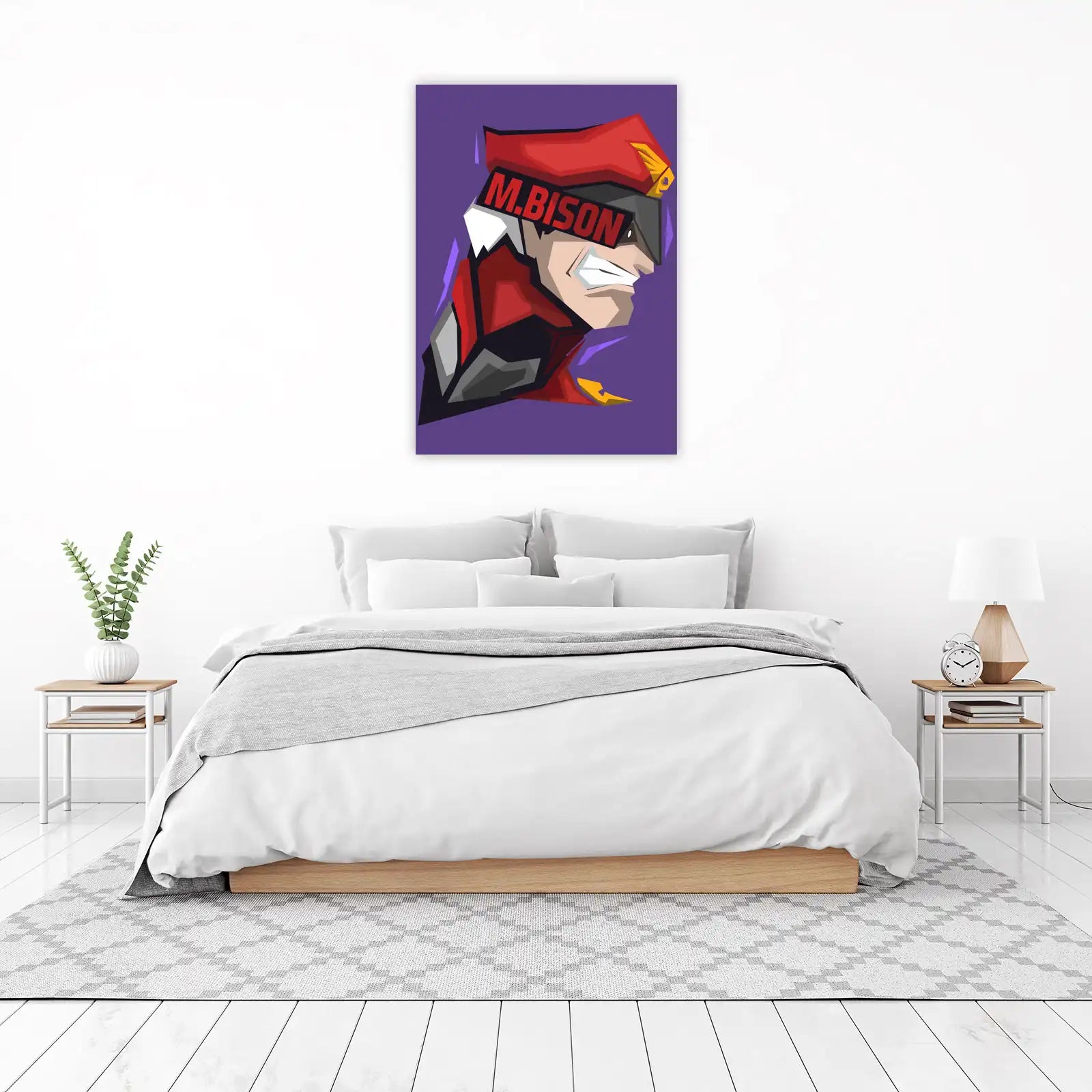 M. Bison Street Fighter Character Wall Art