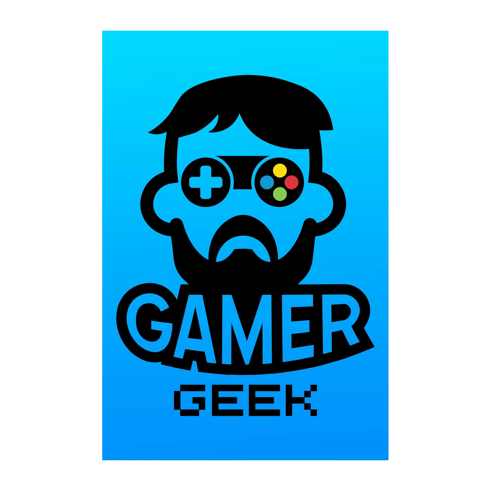 Gamer Geek Art Wall Art