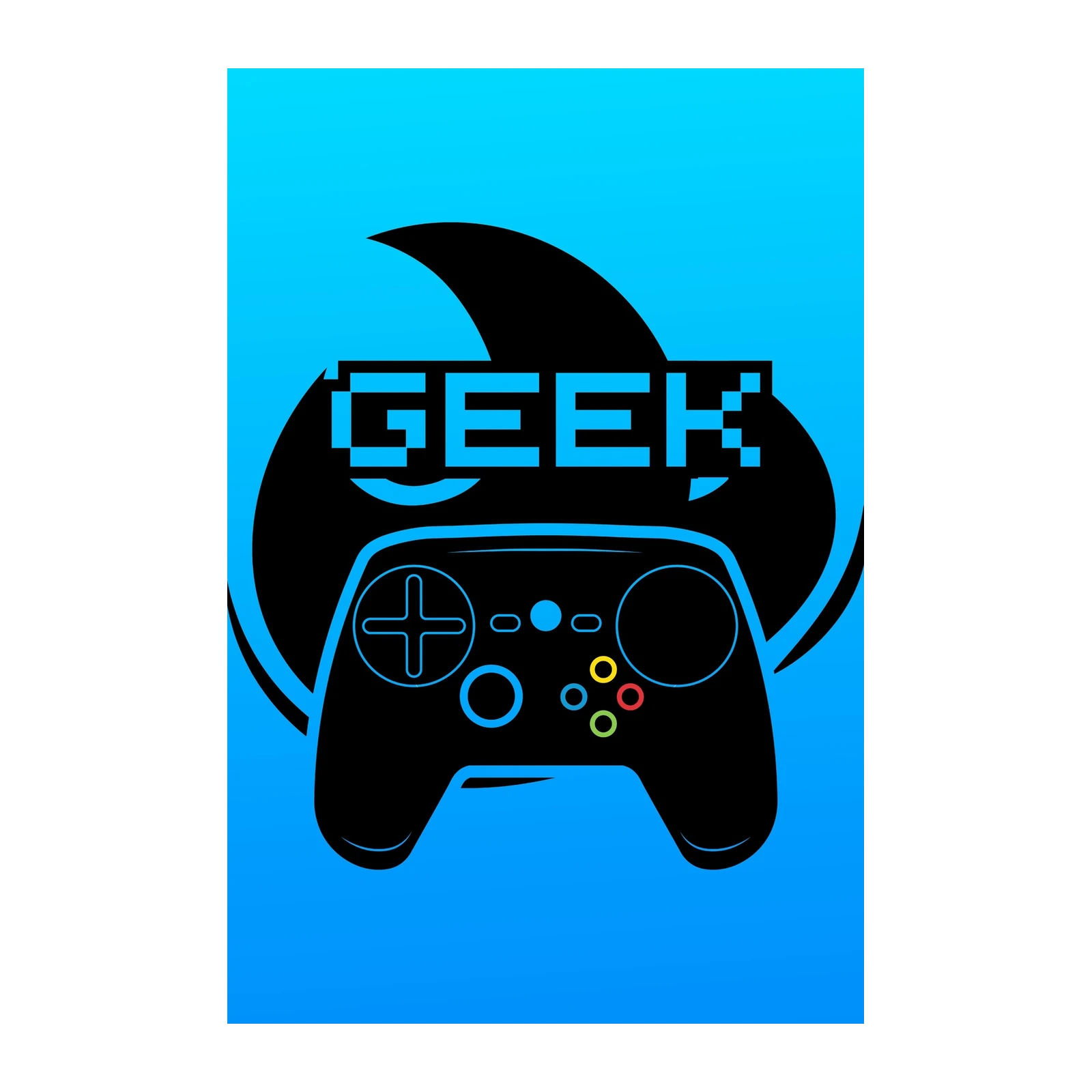 Epic Gaming Controller Geek Wall Art