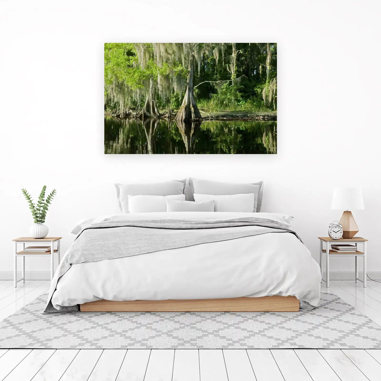 Serene Cypress Swamp Landscape Wall Art