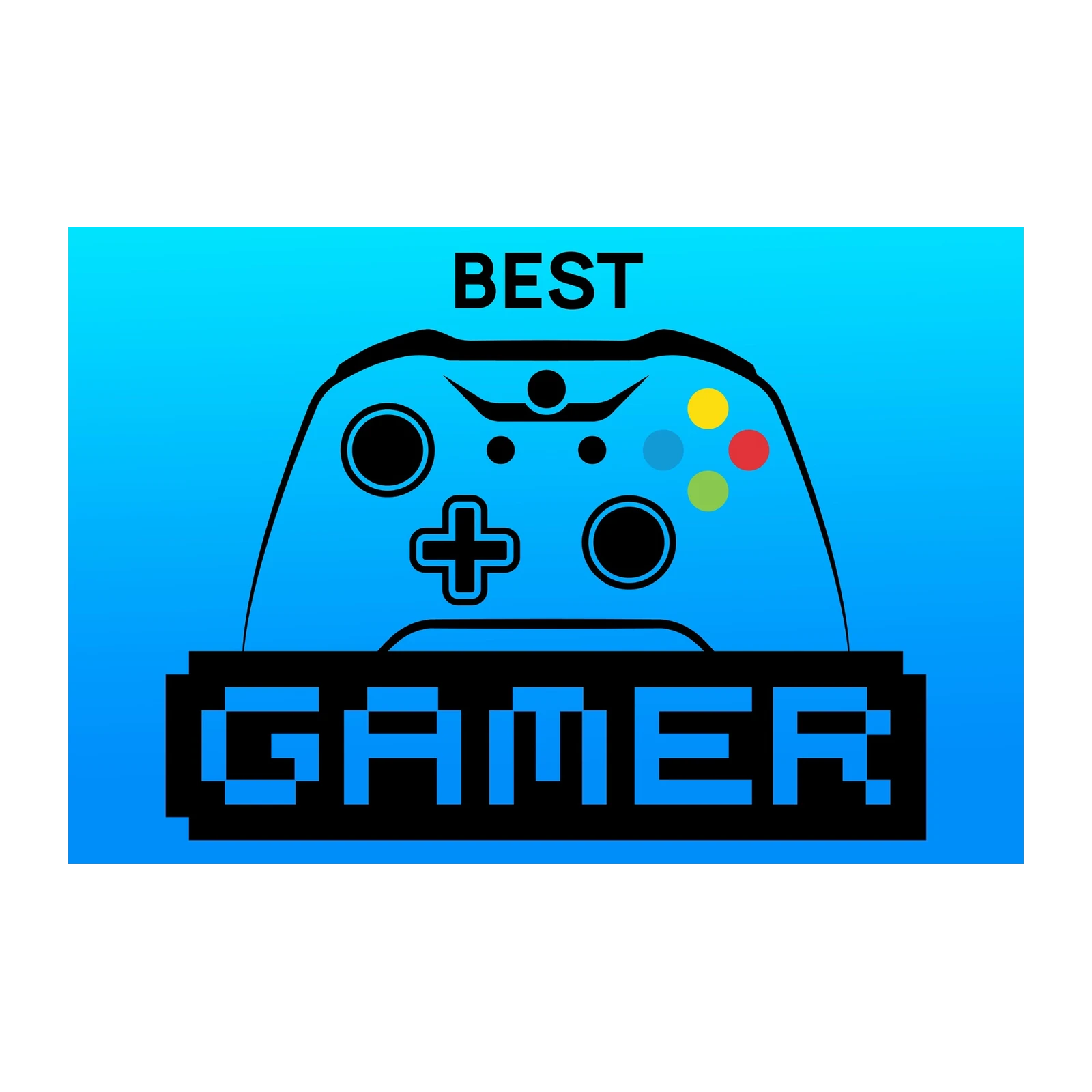 Best Gamer Controller Graphic Wall Art