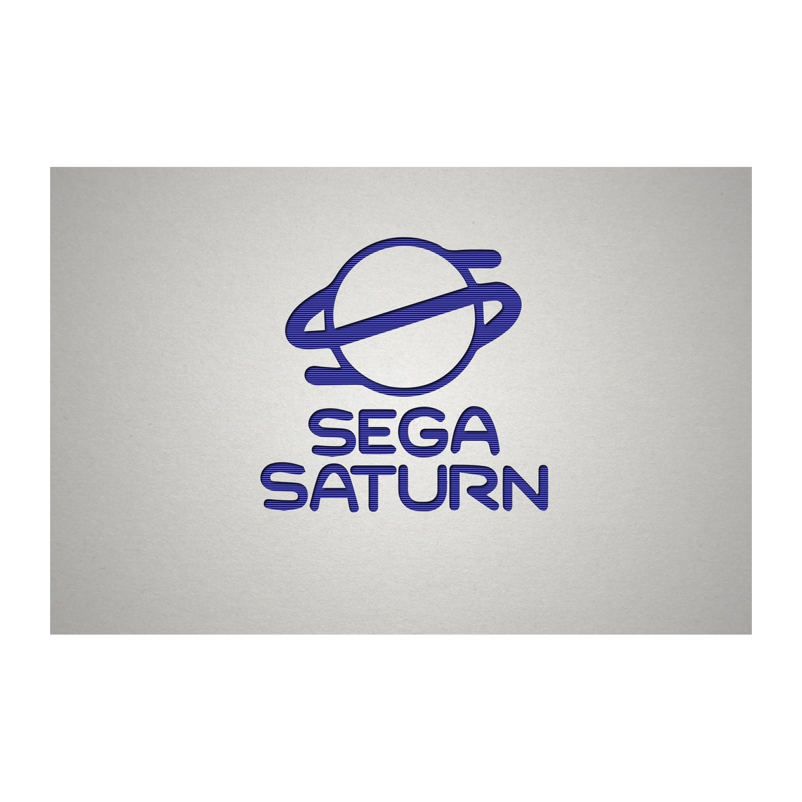 Retro Sega Saturn Logo Wall Art Wall Art